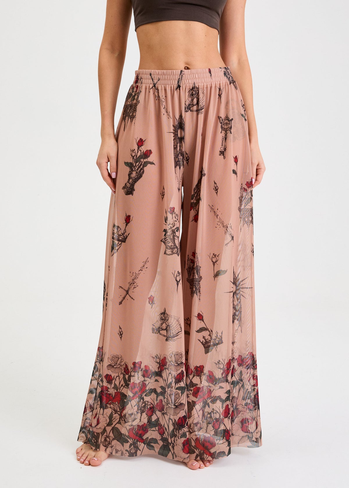 Medieval Tattoo Palazzo Pants – Style, Comfort, and Sun Protection 