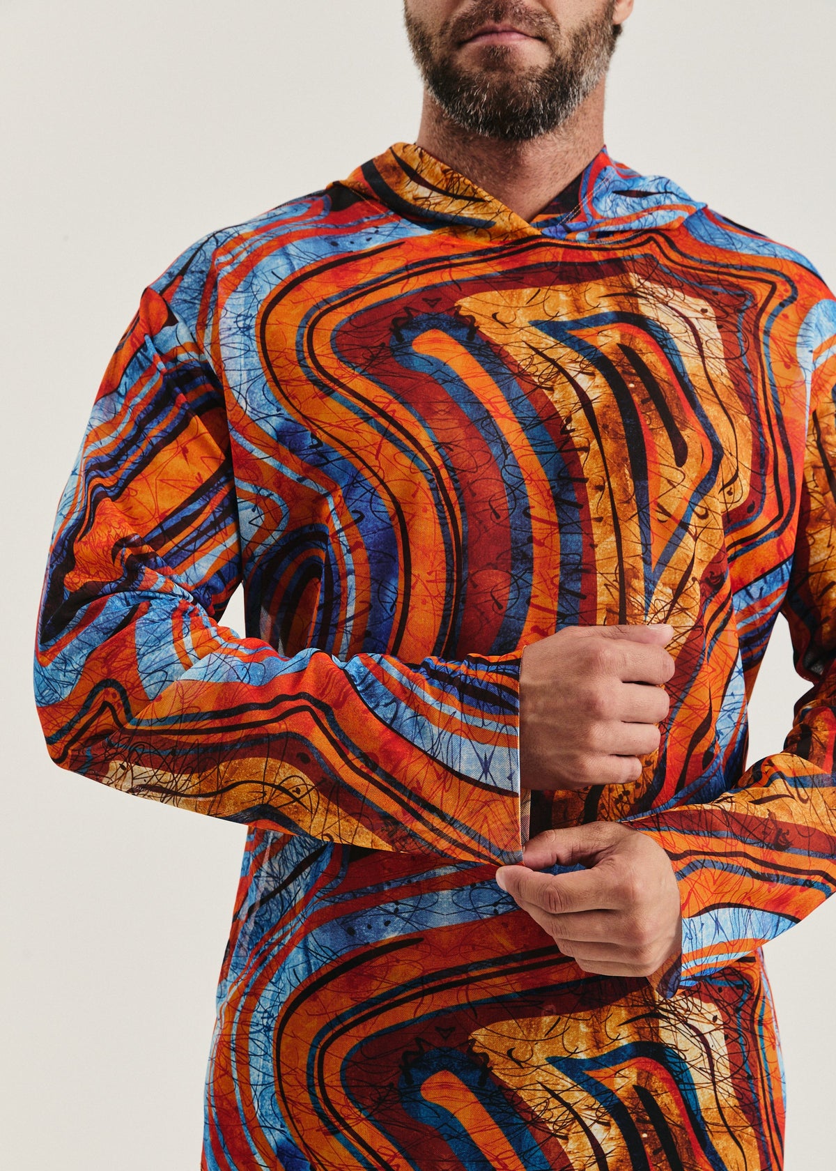 Africa Men's Mesh Rash Guard – SPF 50 Long Sleeve Swim Shirt (на проверку) - BRIKOLY