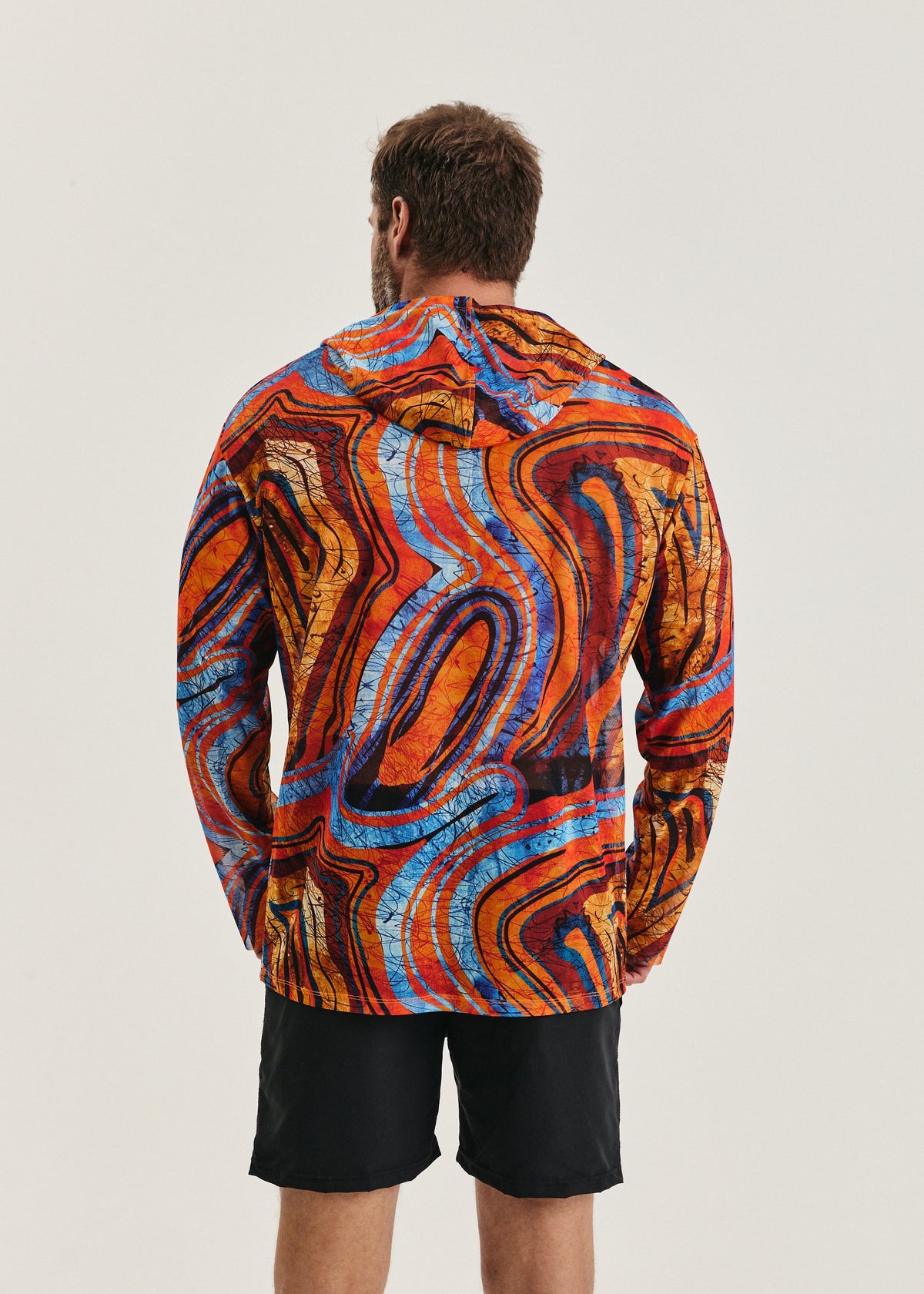 Africa Men's Mesh Rash Guard – SPF 50 Long Sleeve Swim Shirt (на проверку) - BRIKOLY