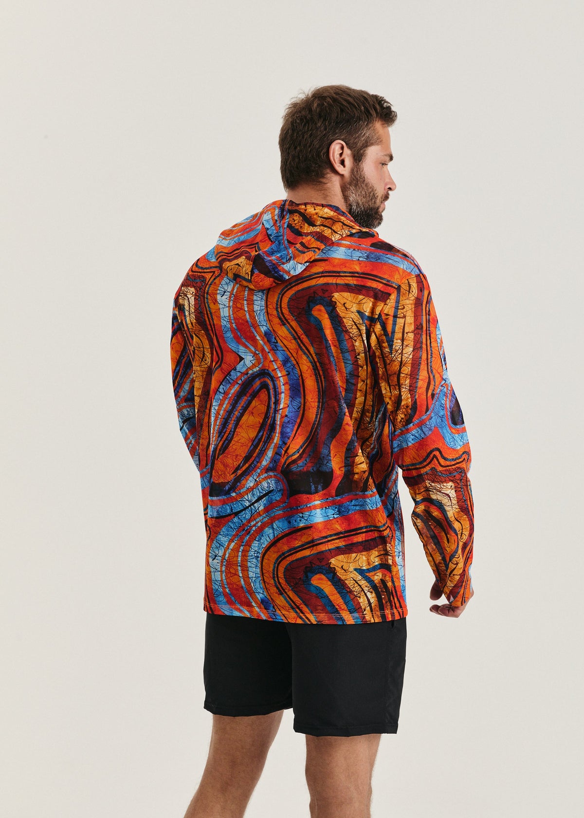Africa Men's Mesh Rash Guard – SPF 50 Long Sleeve Swim Shirt (на проверку) - BRIKOLY