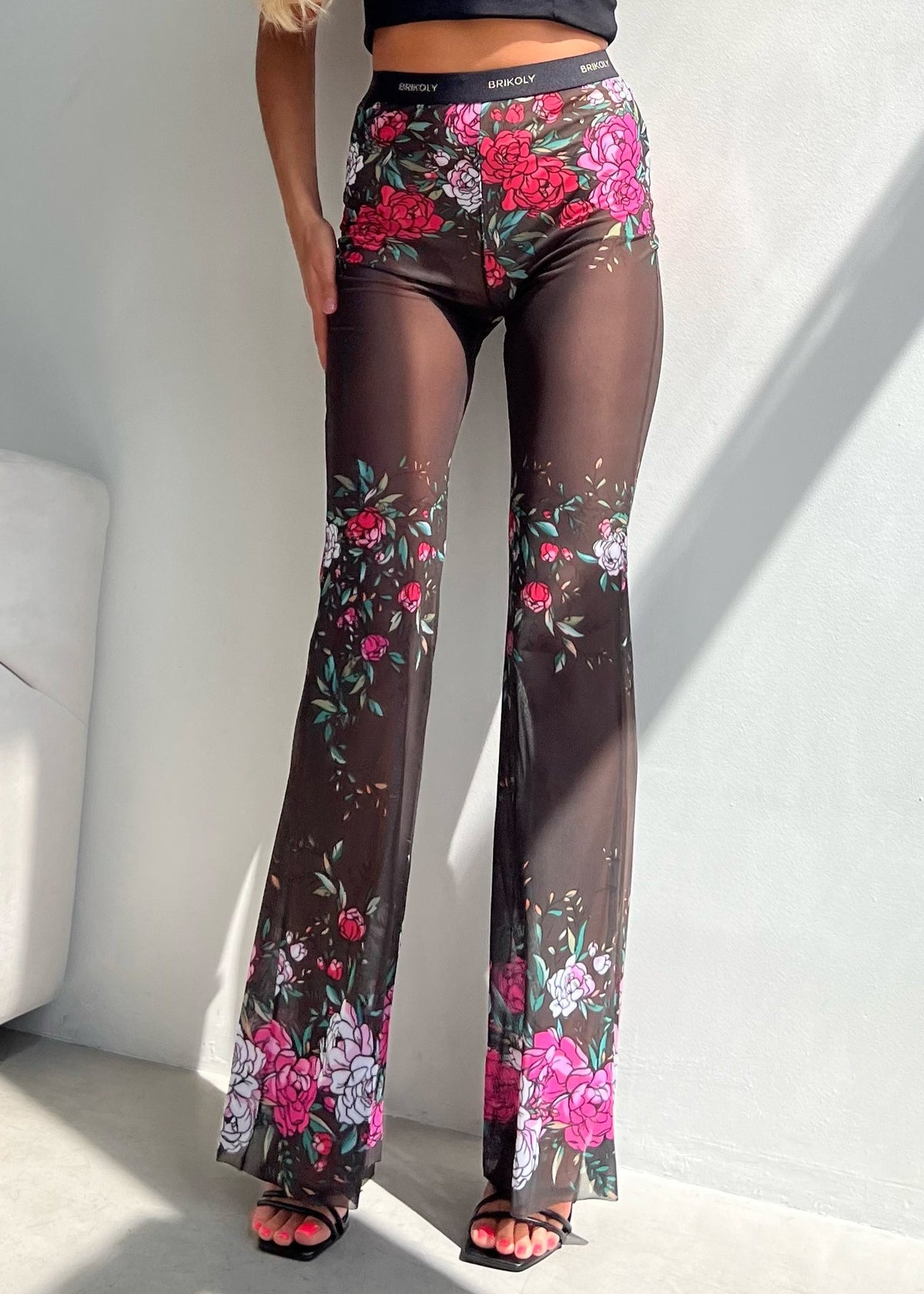 Rose Pants for All Mesh Flare - BRIKOLY