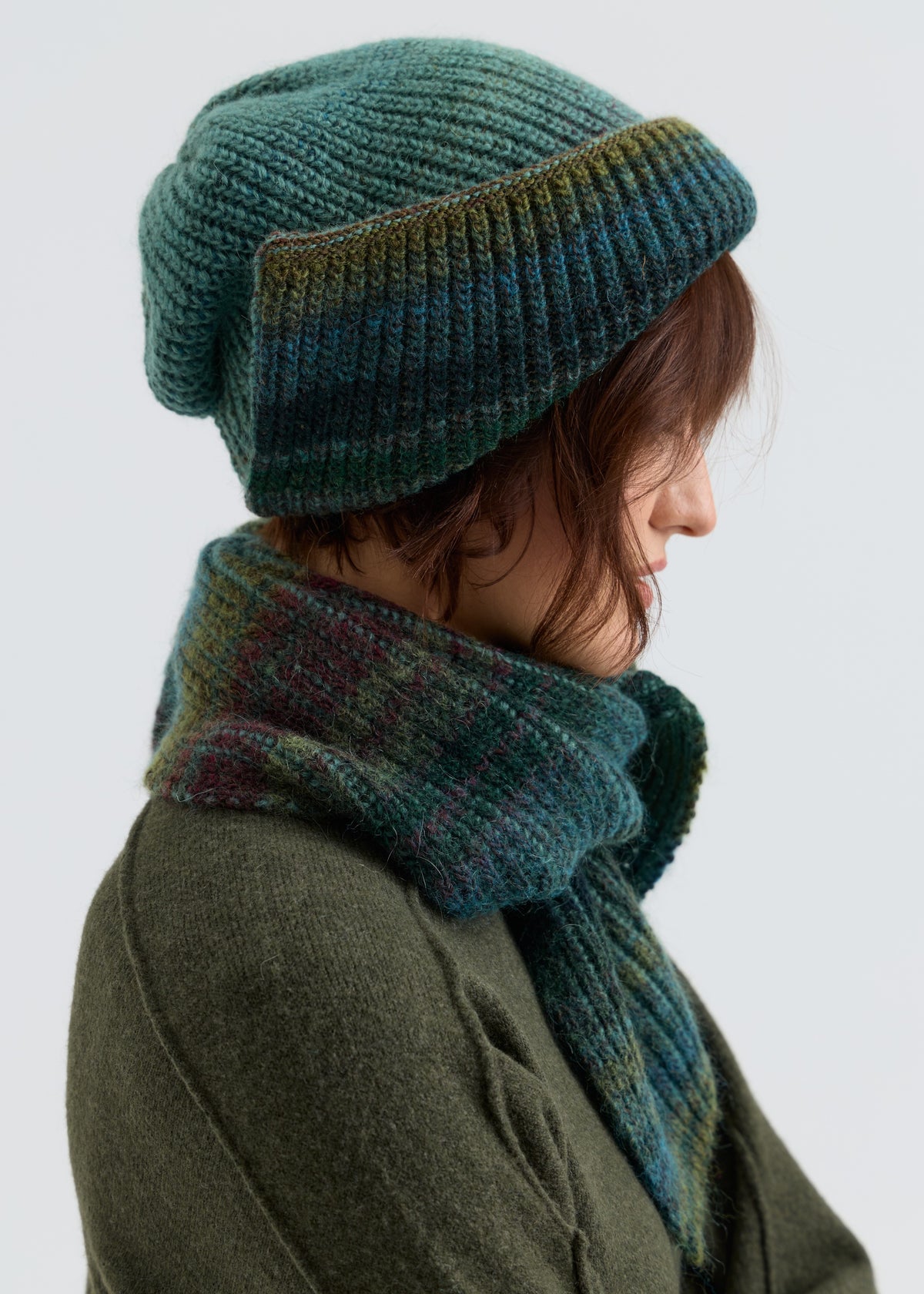 Lisse Alpaca Wool Scarf - Forest