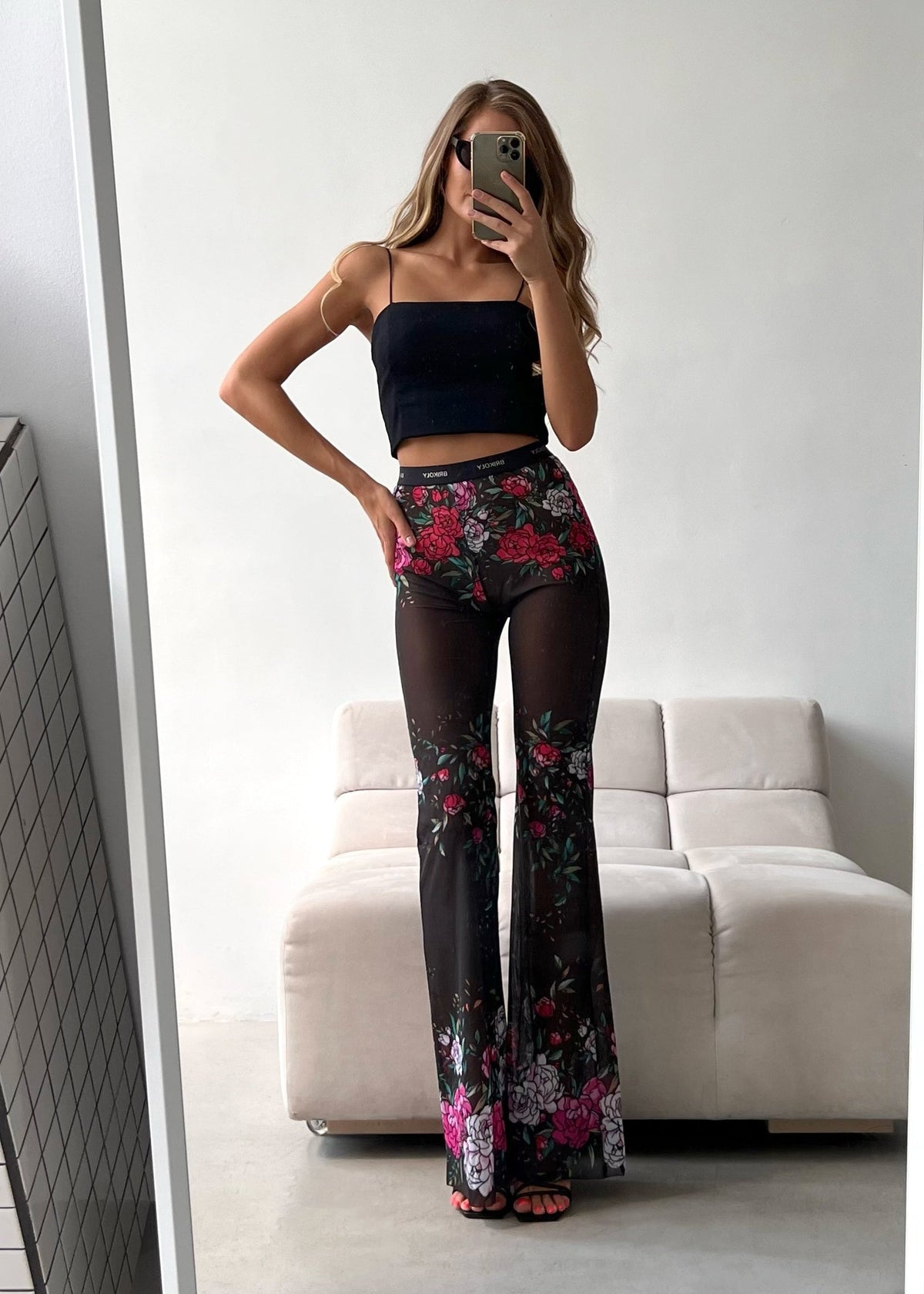 Rose Pants for All Mesh Flare - BRIKOLY