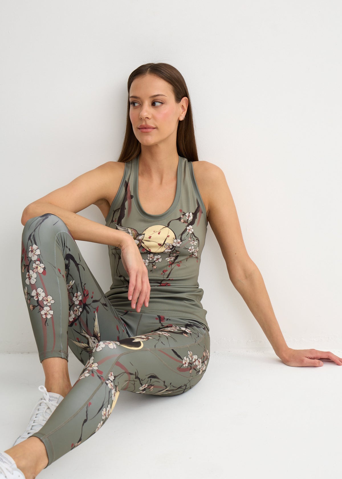 Sakura Print Tank Top for Women – Yoga, Fitness & Street Style - BRIKOLY