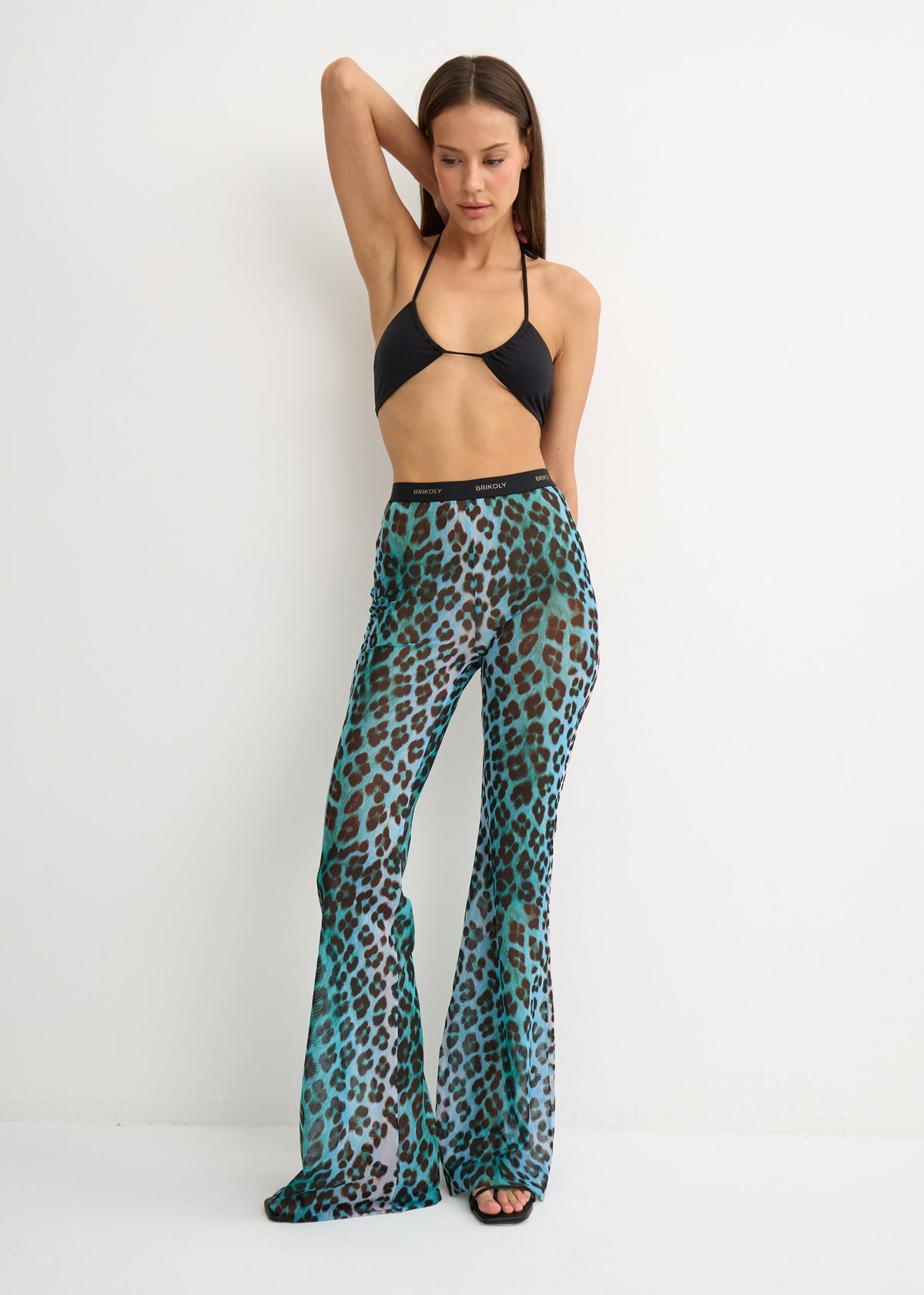 Blue Leo Pants for All Mesh Flare - BRIKOLY