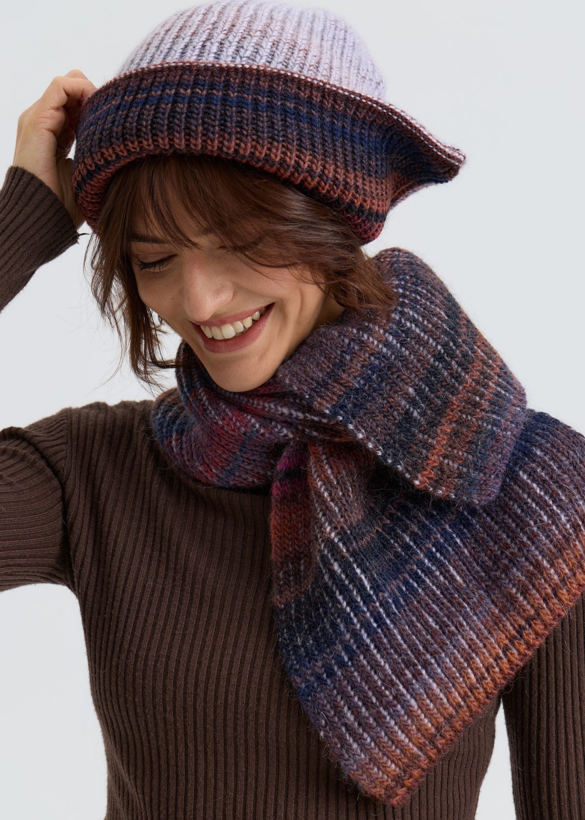 Lisse Alpaca Wool Scarf - Bordo