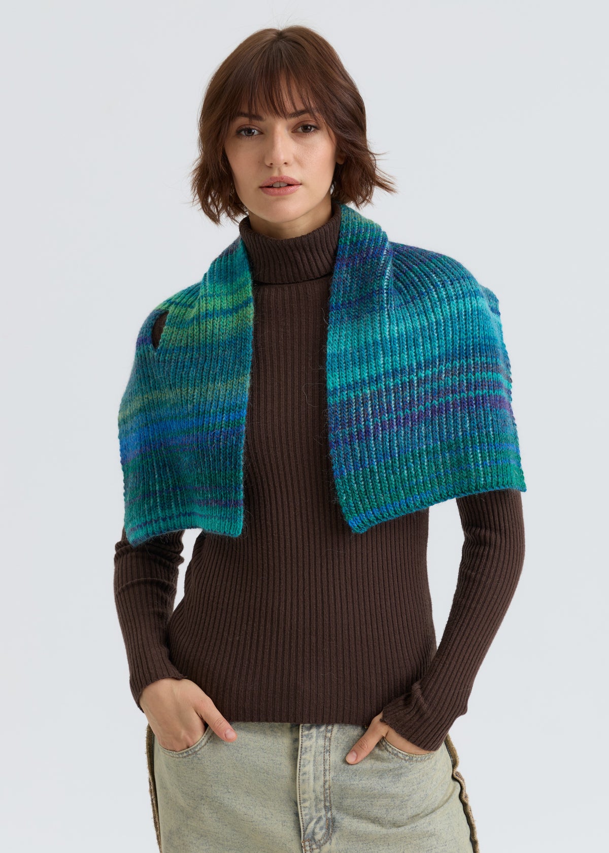 Lisse Alpaca Wool Scarf - Tiffany Blue