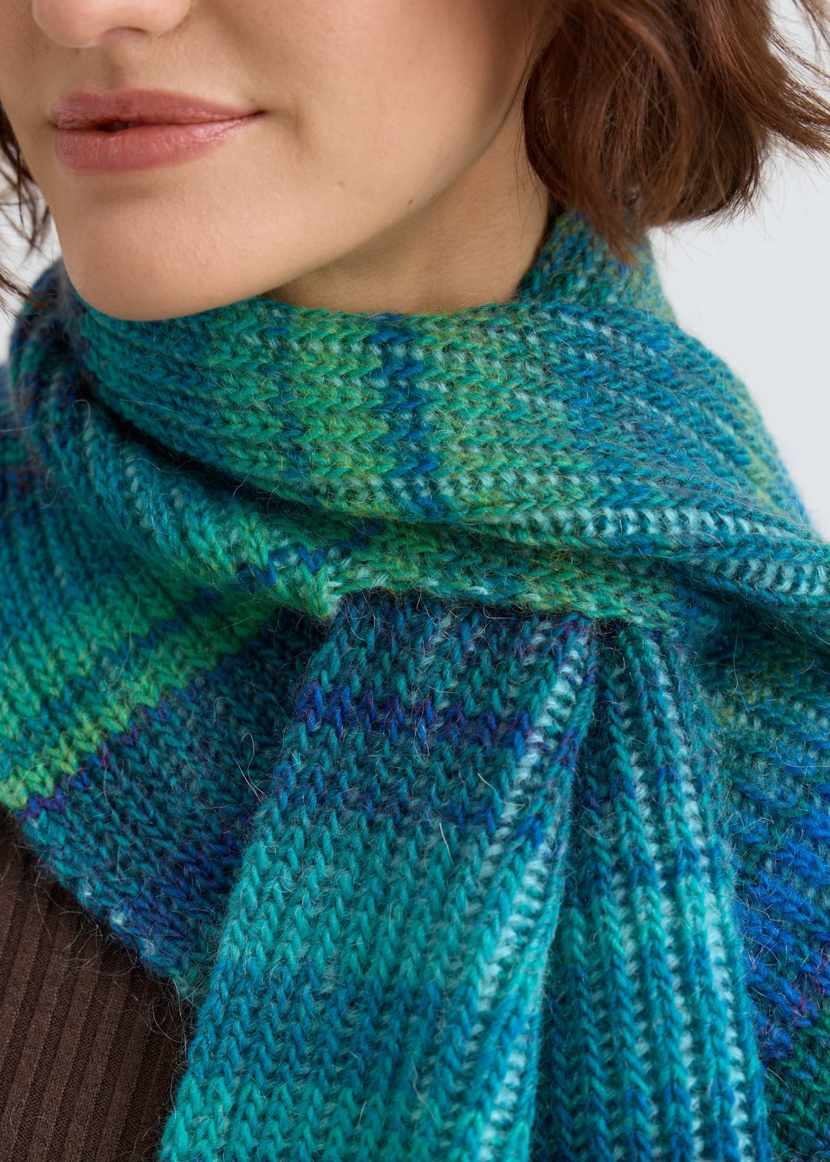 Lisse Alpaca Wool Scarf - Tiffany Blue