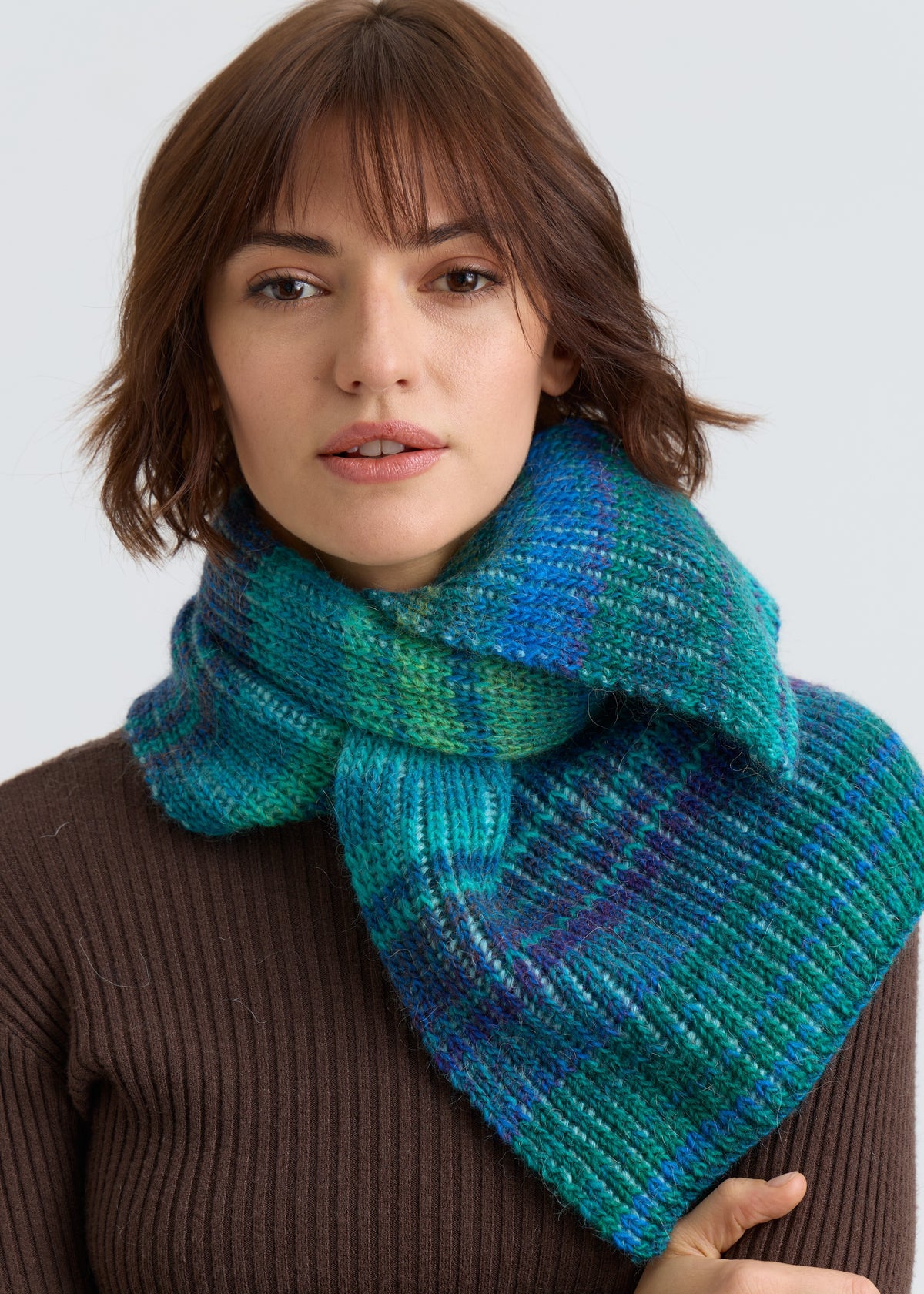 Lisse Alpaca Wool Scarf - Tiffany Blue