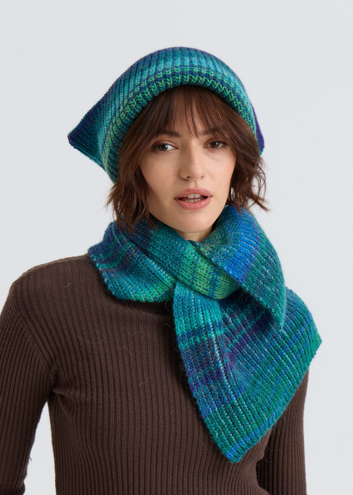 Lisse Alpaca Wool Scarf - Tiffany Blue