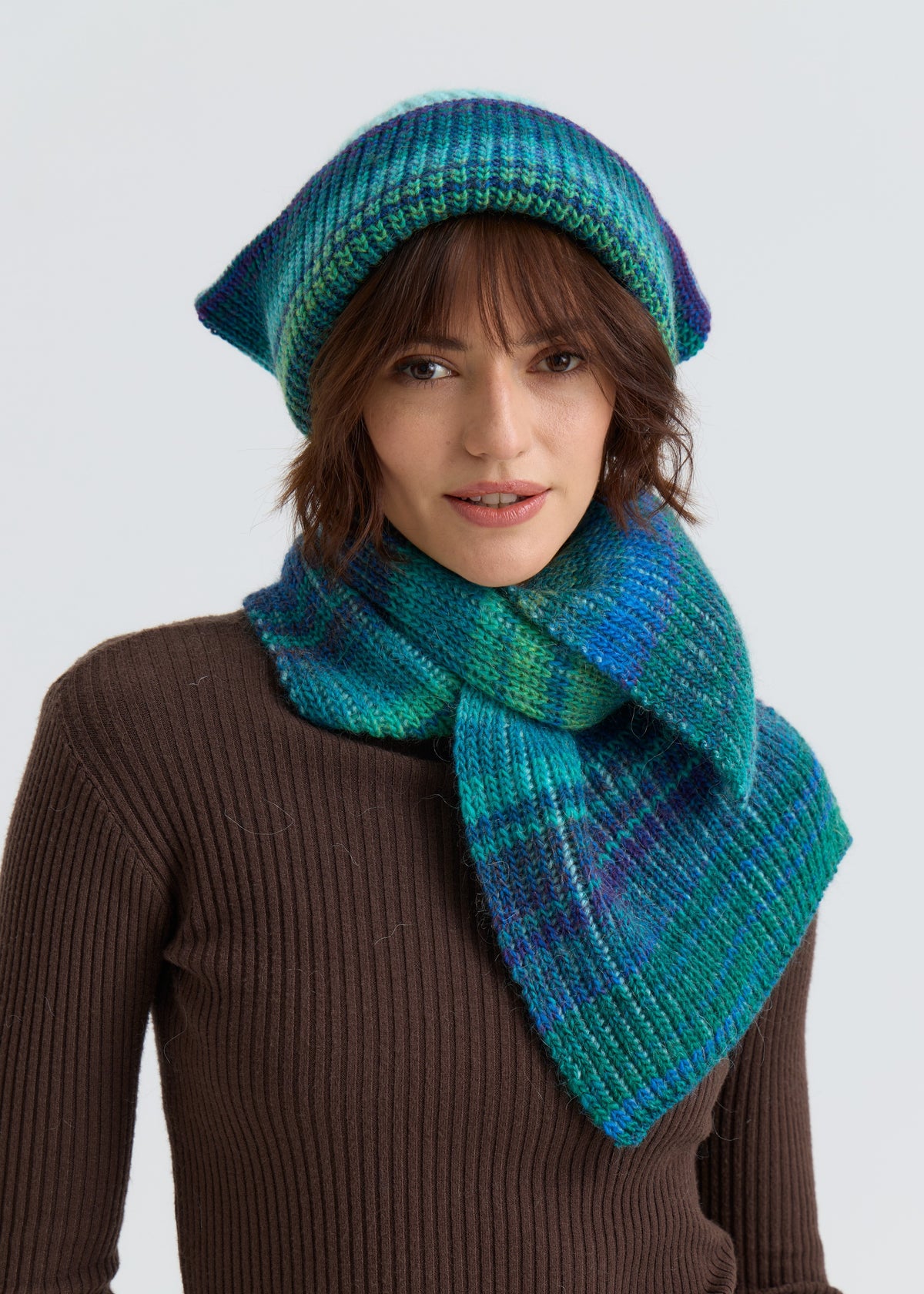 Lisse Alpaca Wool Scarf - Tiffany Blue