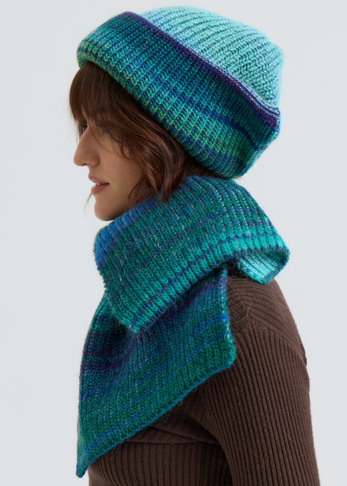 Lisse Alpaca Wool Scarf - Tiffany Blue