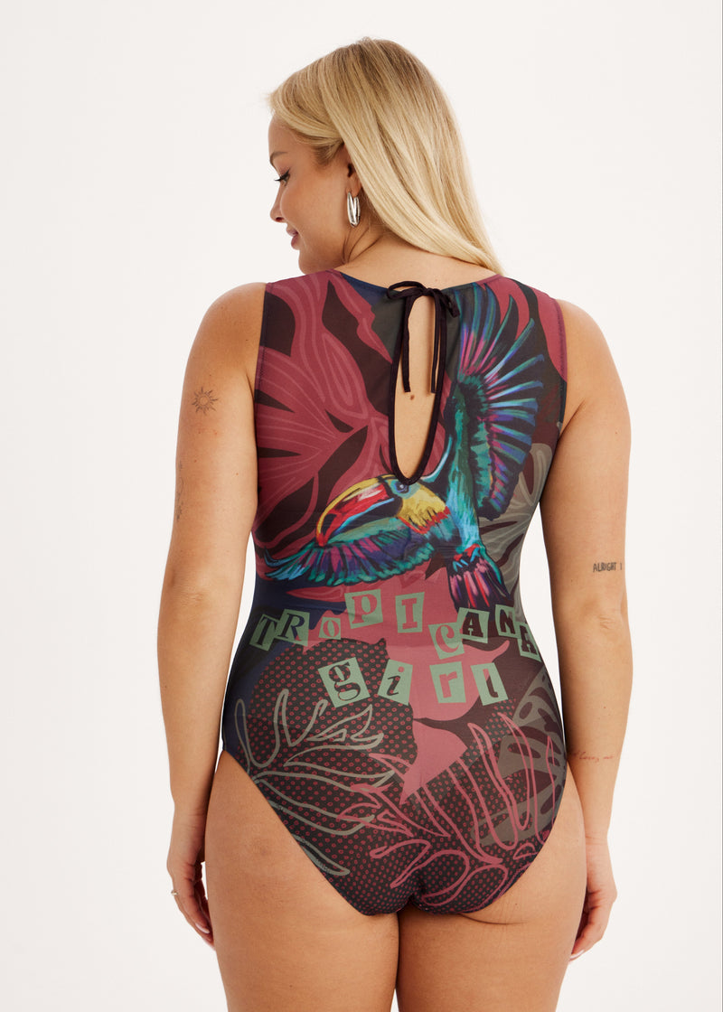 Panther Smart Swimsuit SPF 50 – Unique One-Piece for Women