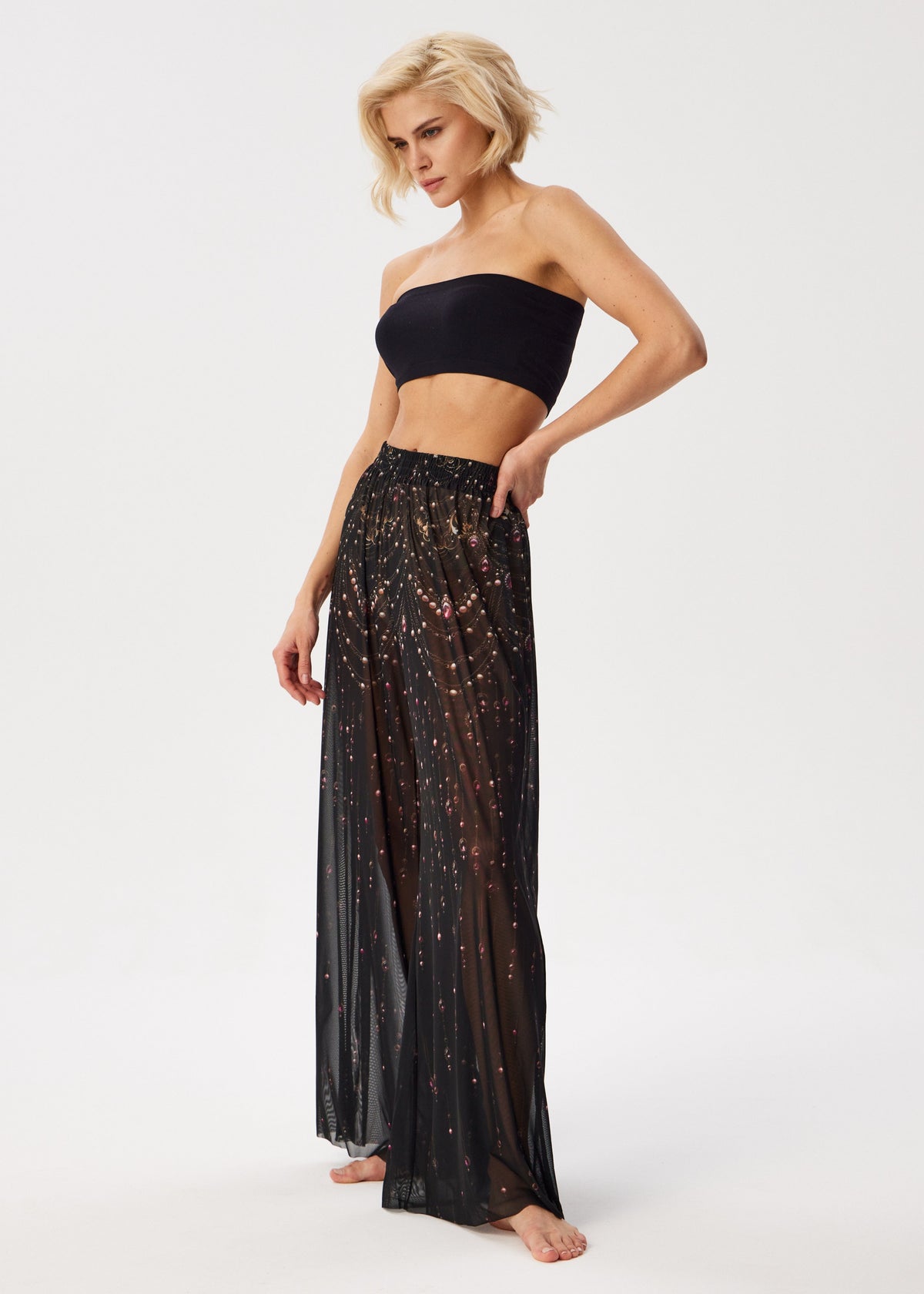 Le Bijou Tattoo Palazzo Pants – Style, Comfort, and Sun Protection - BRIKOLY