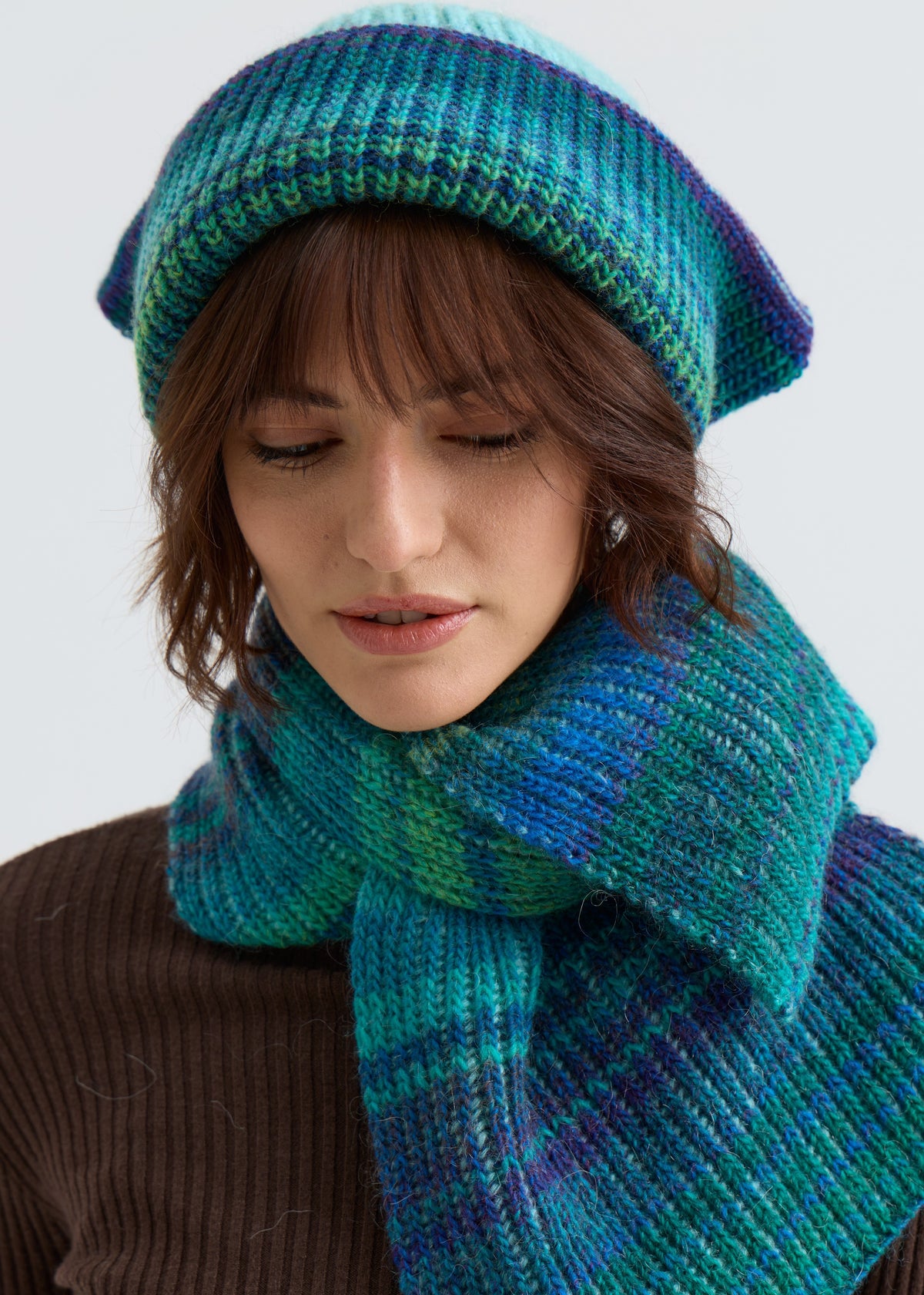 Lisse Alpaca Wool Scarf - Tiffany Blue