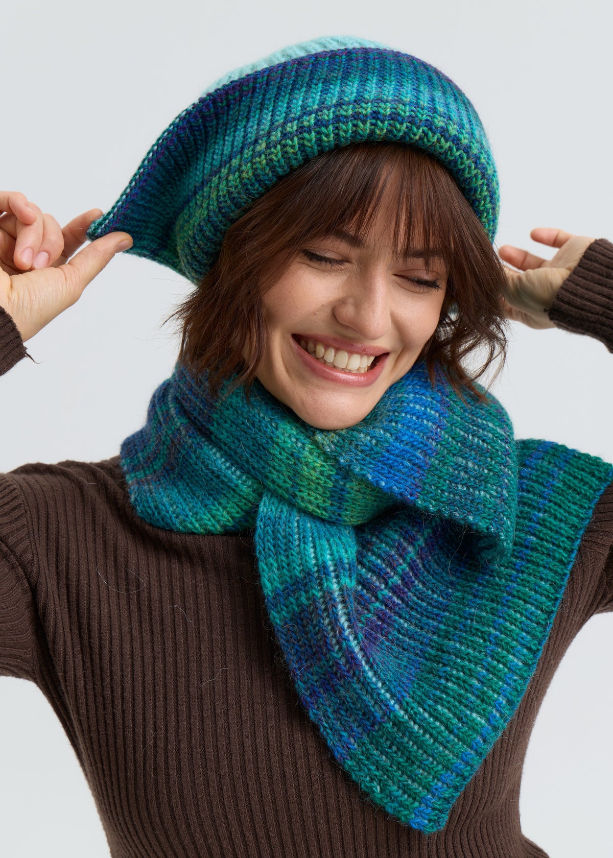 Lisse Alpaca Wool Scarf - Tiffany Blue