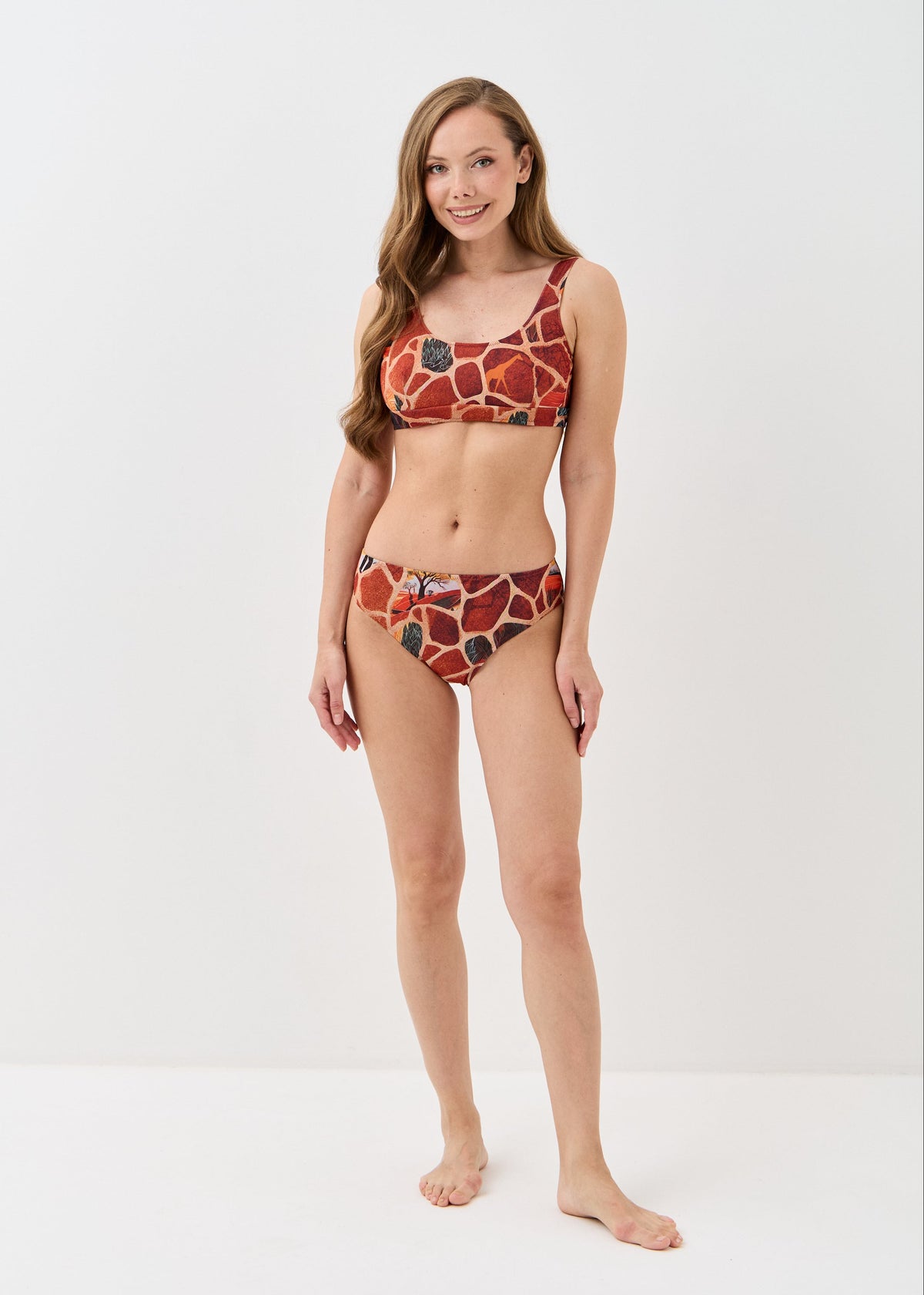 Giraffe Double-Layer Mesh Bikini Bottoms | Women's Designer Swimwear (на проверку) - BRIKOLY