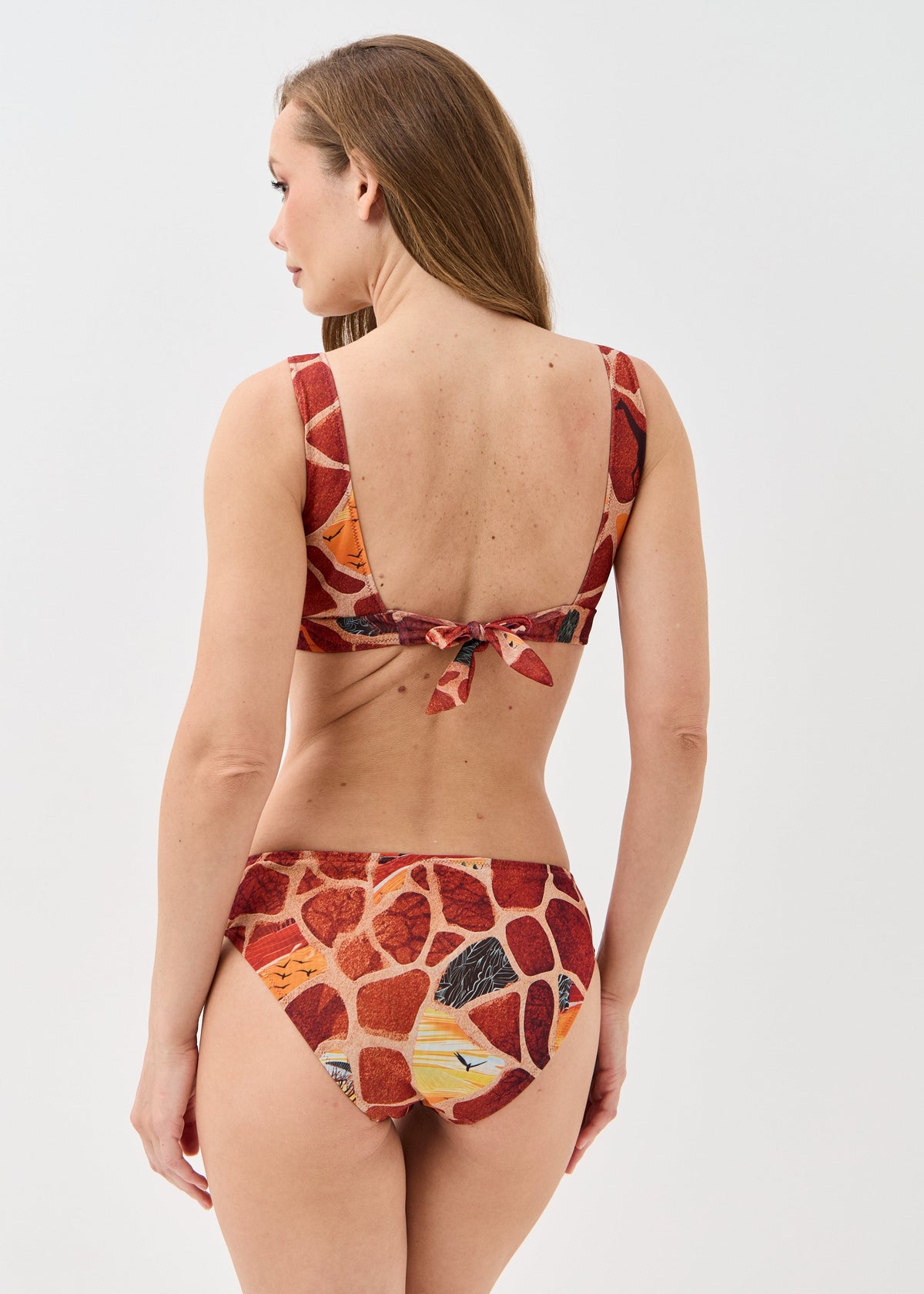 Giraffe Double-Layer Mesh Bikini Bottoms | Women's Designer Swimwear (на проверку) - BRIKOLY