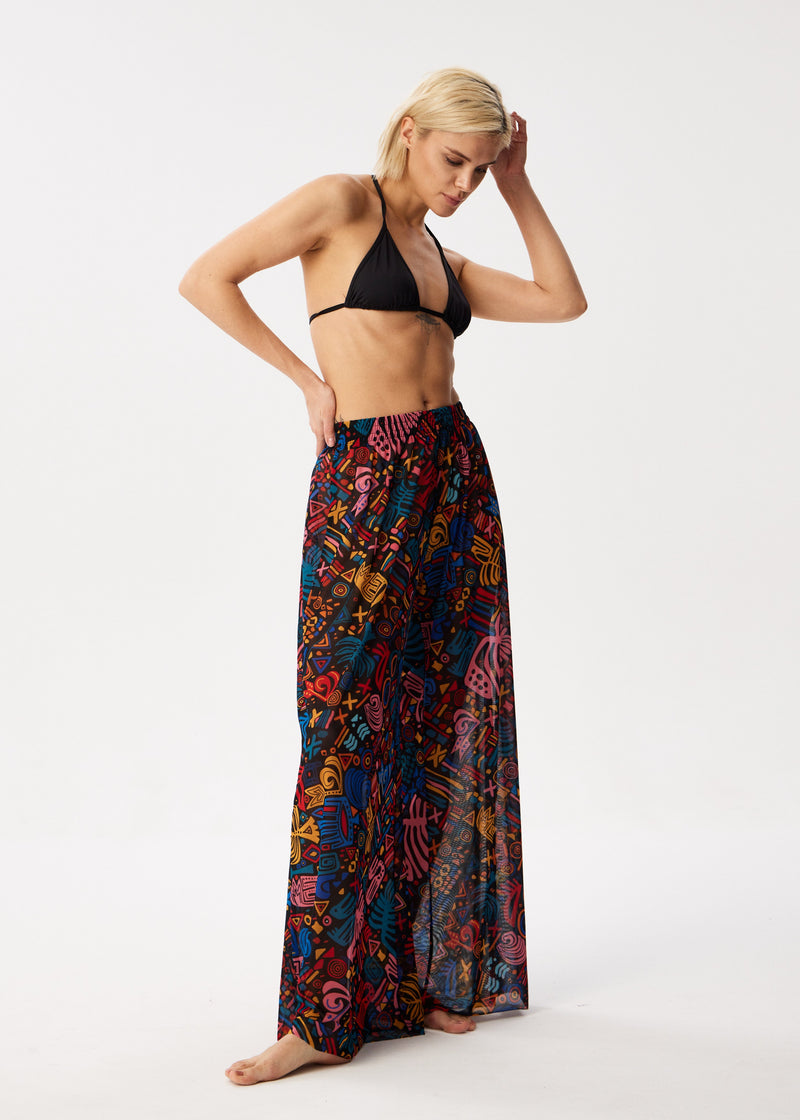 Fruits Tattoo Palazzo Pants – Style, Comfort, and Sun Protection