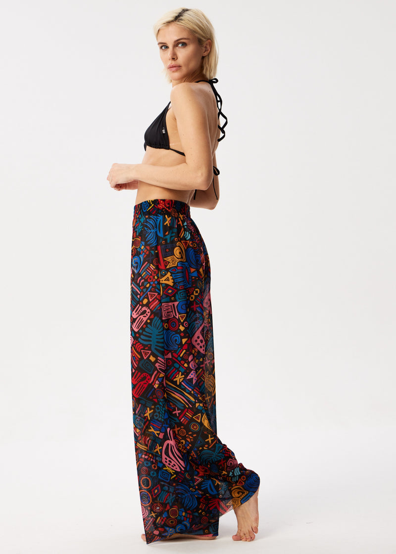Fruits Tattoo Palazzo Pants – Style, Comfort, and Sun Protection