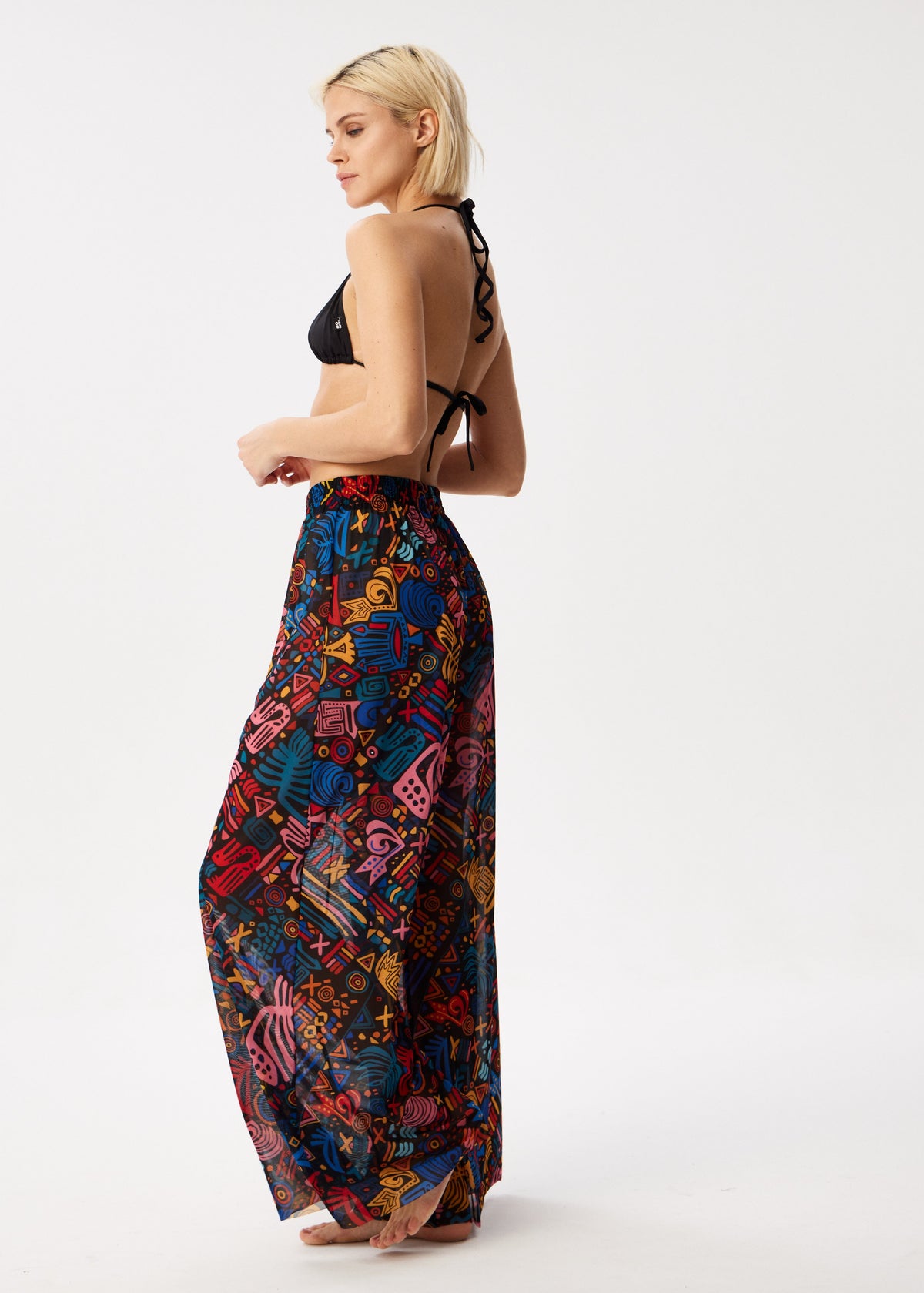 Fruits Tattoo Palazzo Pants – Style, Comfort, and Sun Protection