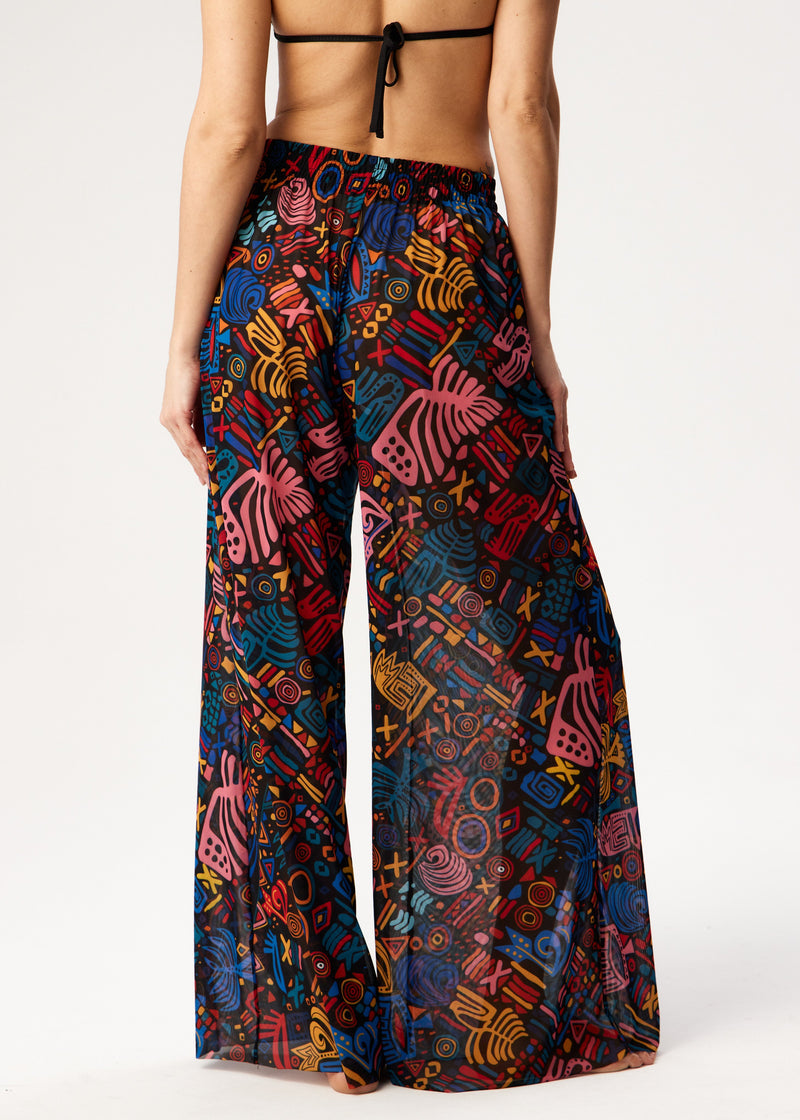 Fruits Tattoo Palazzo Pants – Style, Comfort, and Sun Protection