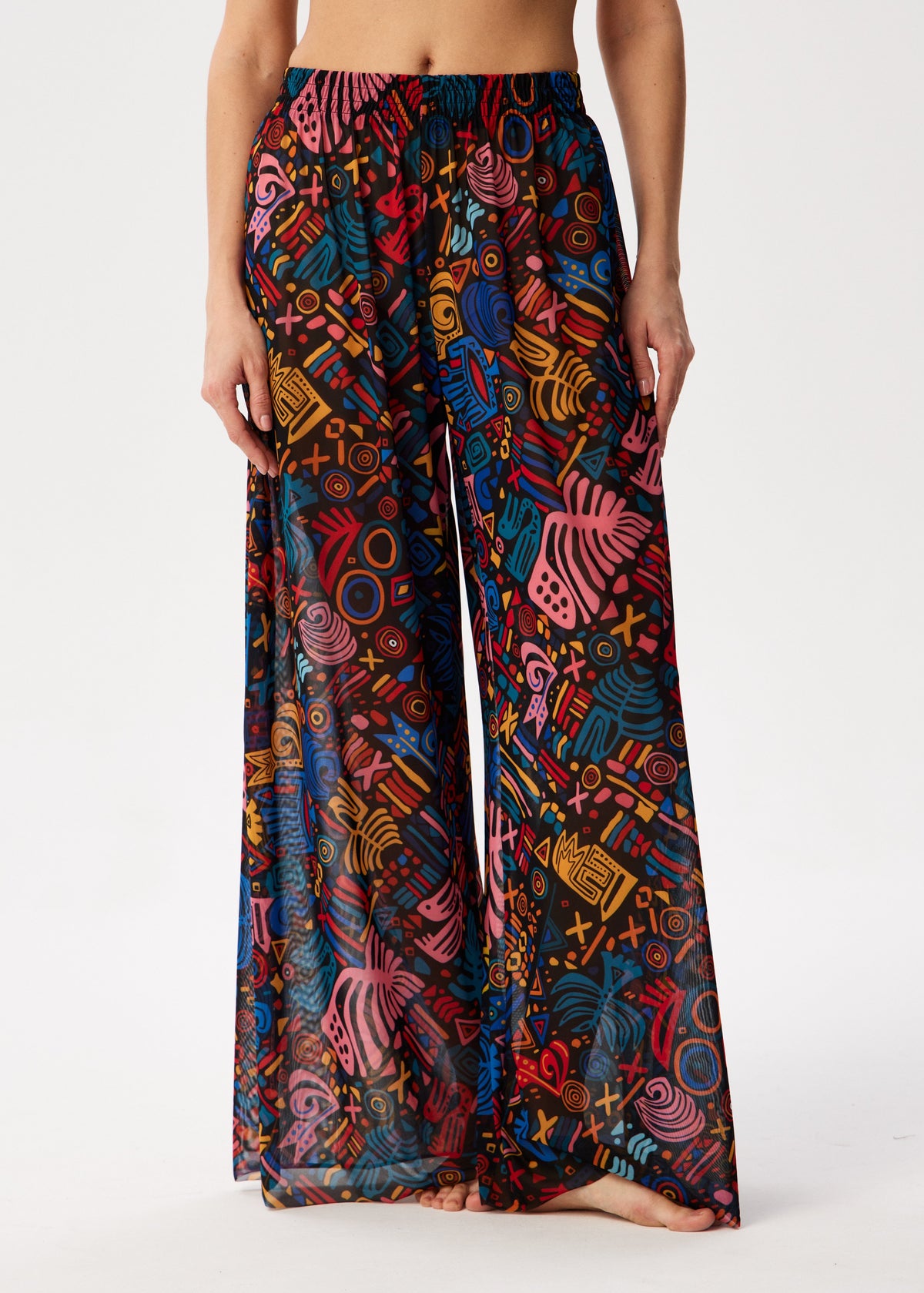 Fruits Tattoo Palazzo Pants – Style, Comfort, and Sun Protection