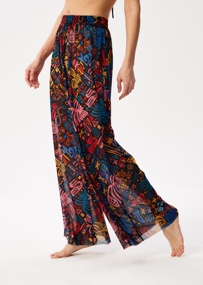 Fruits Tattoo Palazzo Pants – Style, Comfort, and Sun Protection