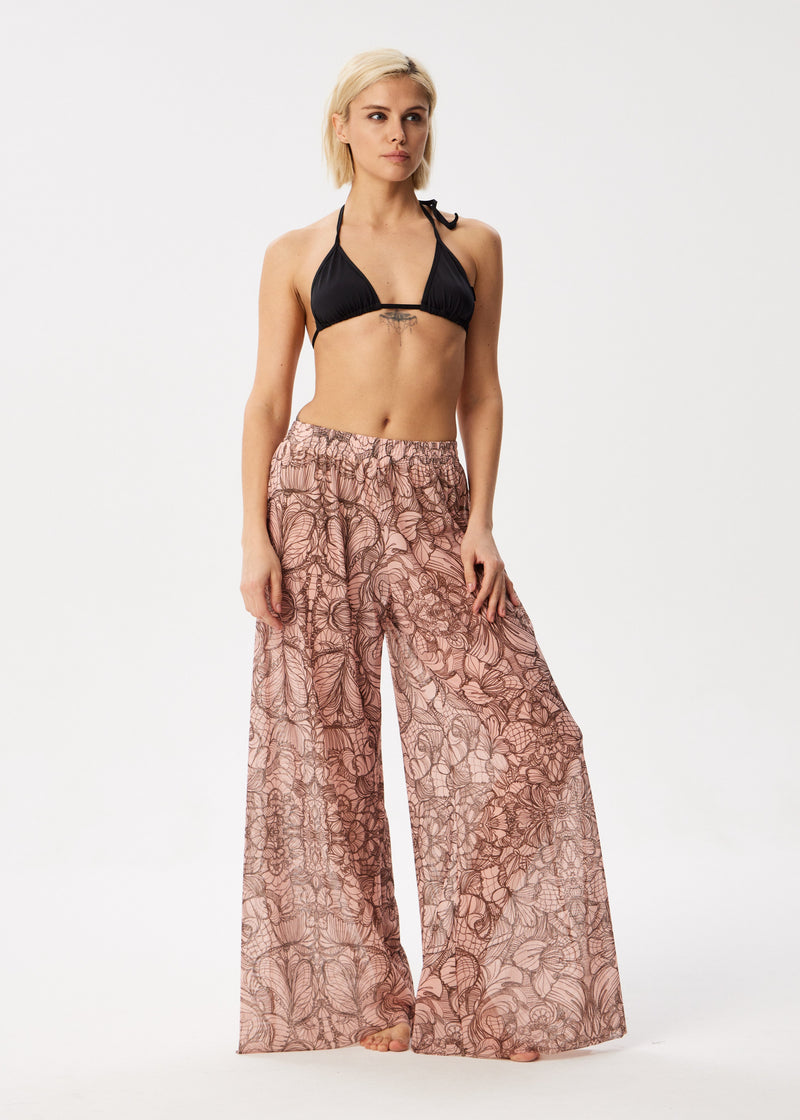 Lace Tattoo Palazzo Pants – Style, Comfort, and Sun Protection