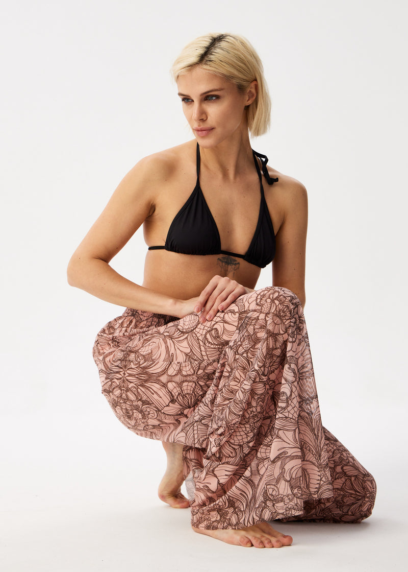 Lace Tattoo Palazzo Pants – Style, Comfort, and Sun Protection