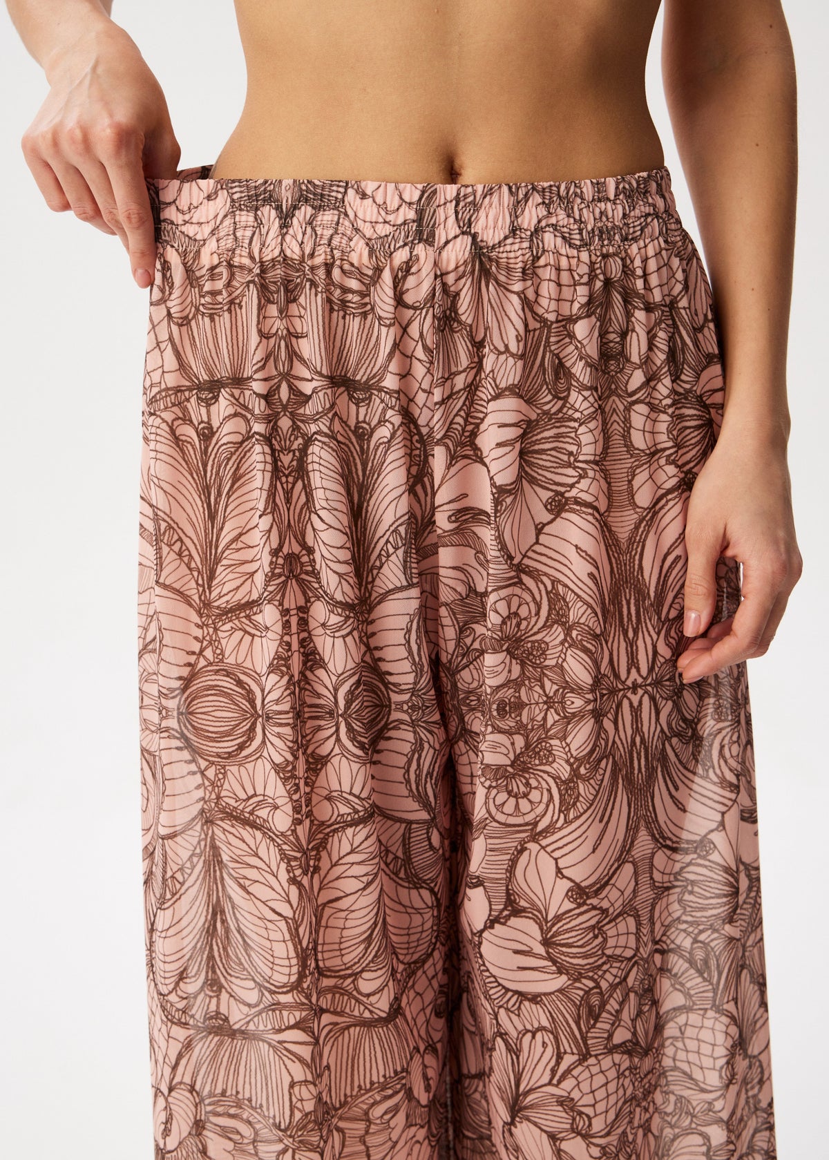 Lace Tattoo Palazzo Pants – Style, Comfort, and Sun Protection
