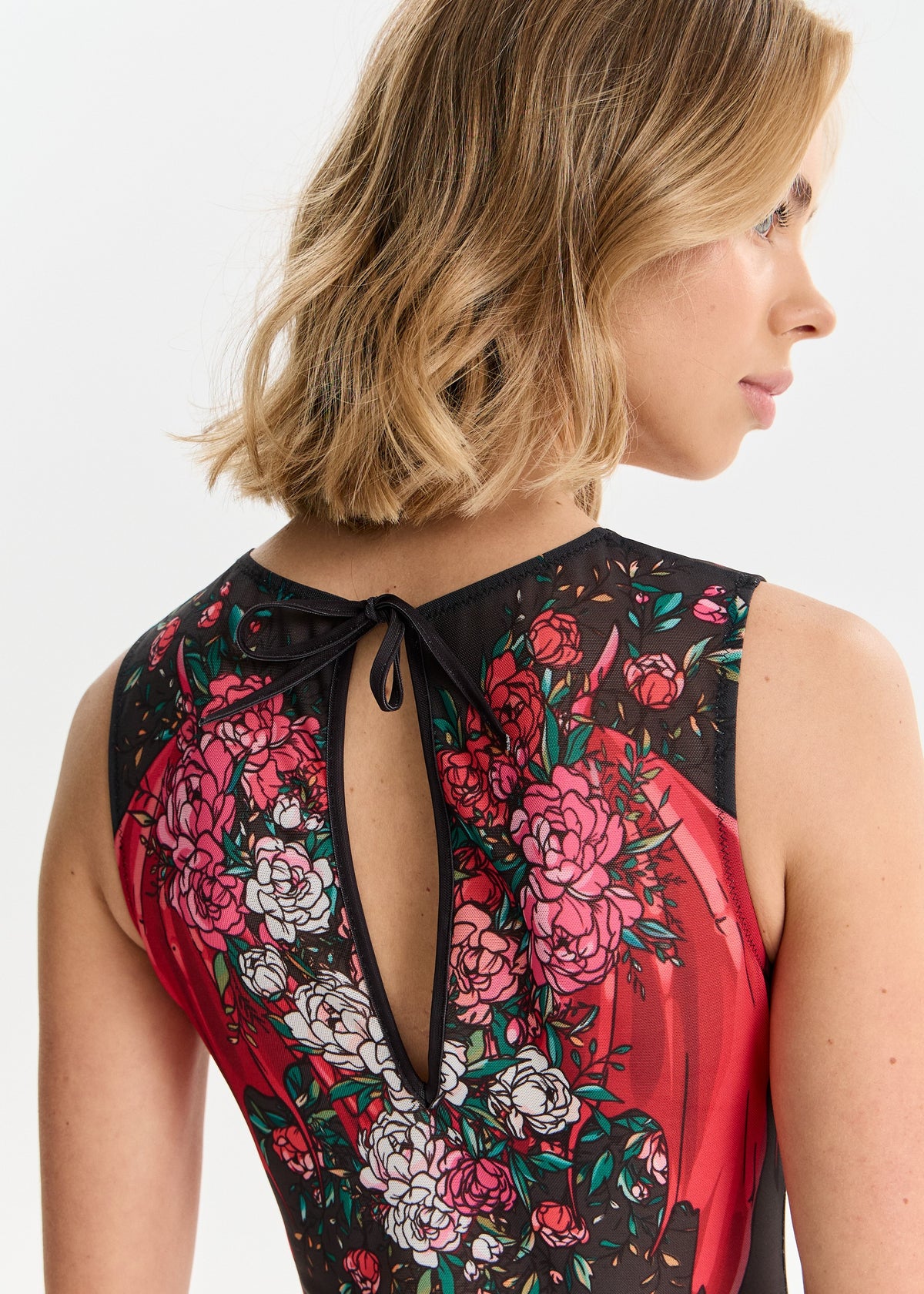 Dragon One-Piece – Sheer Mesh Smart Swimsuit with SPF 50 - BRIKOLY