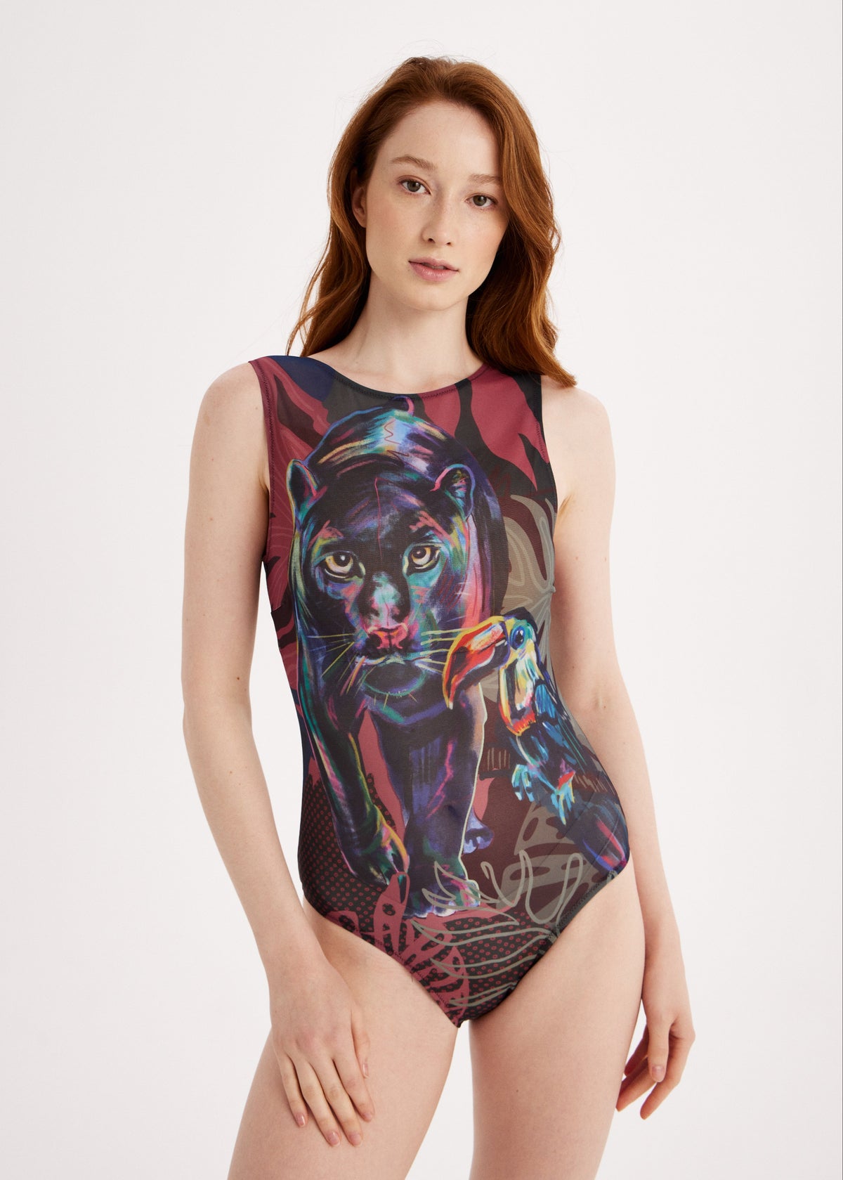 Panther Smart Swimsuit SPF 50 – Unique One-Piece for Women