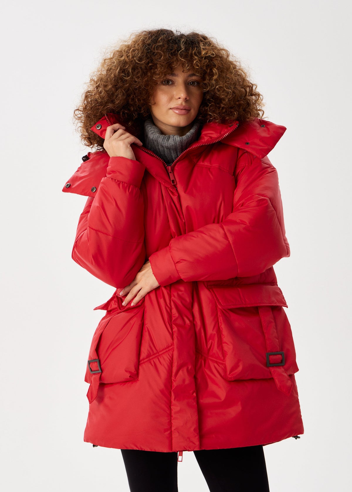 Classic Red Puffer Jacket for Women – Trendy & Warm Designs - BRIKOLY