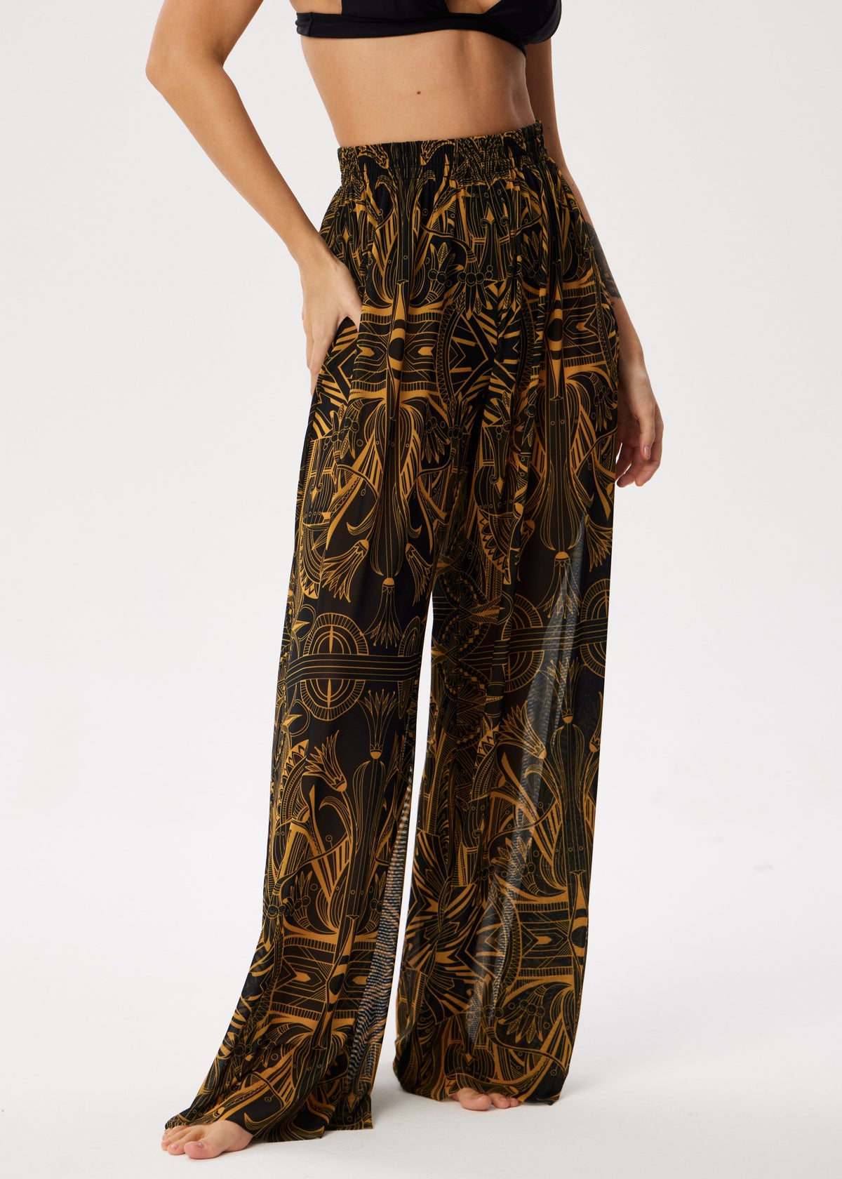 Cleopatra Flowing Palazzo Pants – Style, Comfort, and Sun Protection