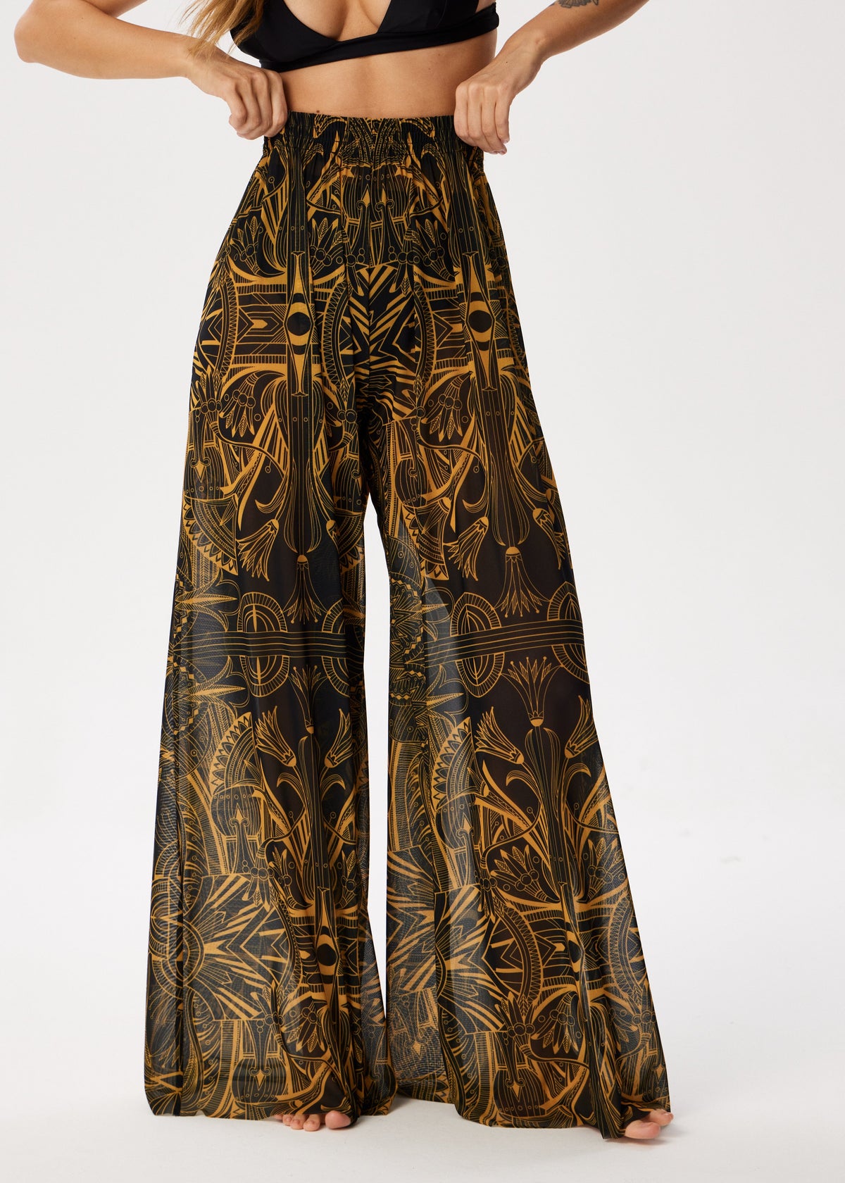 Kleopatra Tattoo Palazzo Pants – Style, Comfort, and Sun Protection (на проверке) - BRIKOLY