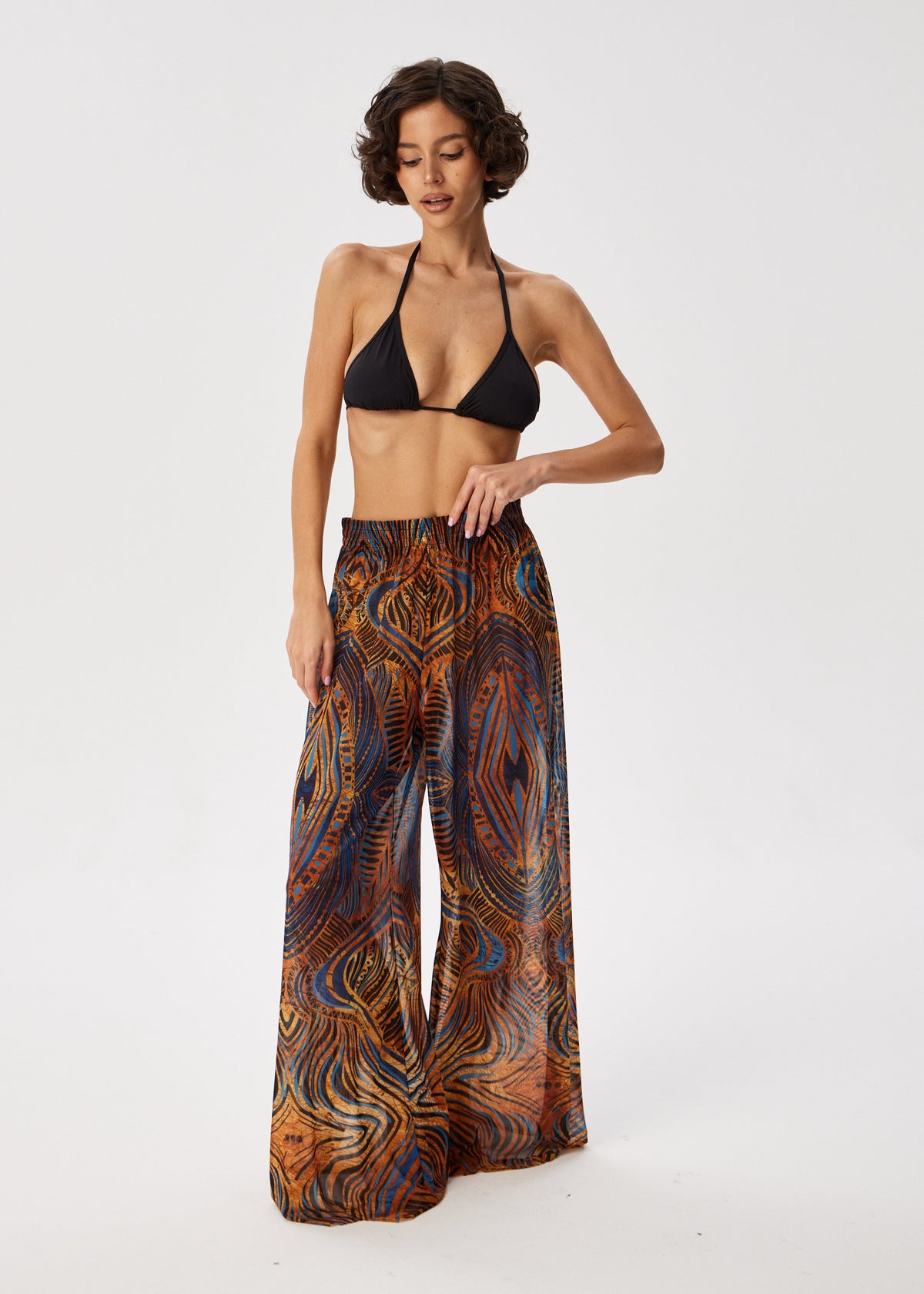 Egypt Tattoo Palazzo Pants – Style, Comfort, and Sun Protection
