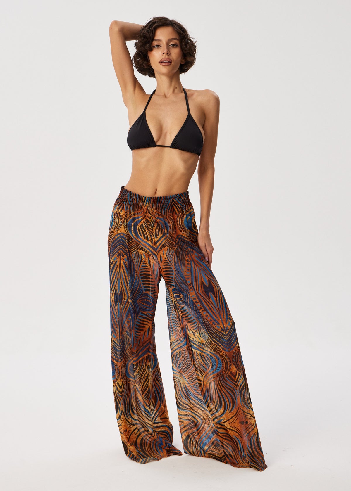 Egypt Tattoo Palazzo Pants – Style, Comfort, and Sun Protection