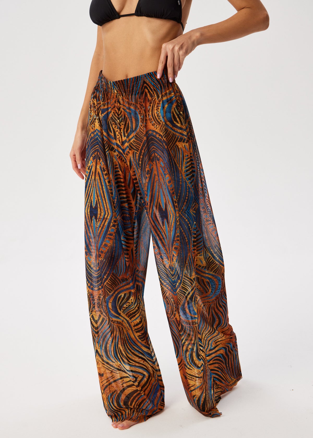 Egypt Tattoo Palazzo Pants – Style, Comfort, and Sun Protection