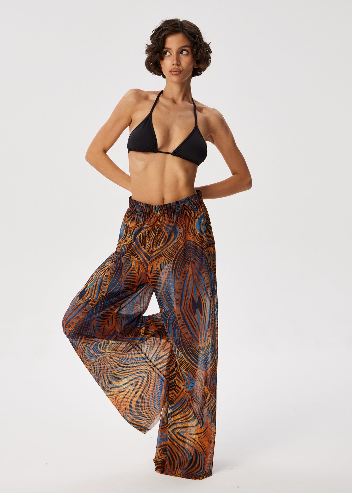 Egypt Tattoo Palazzo Pants – Style, Comfort, and Sun Protection
