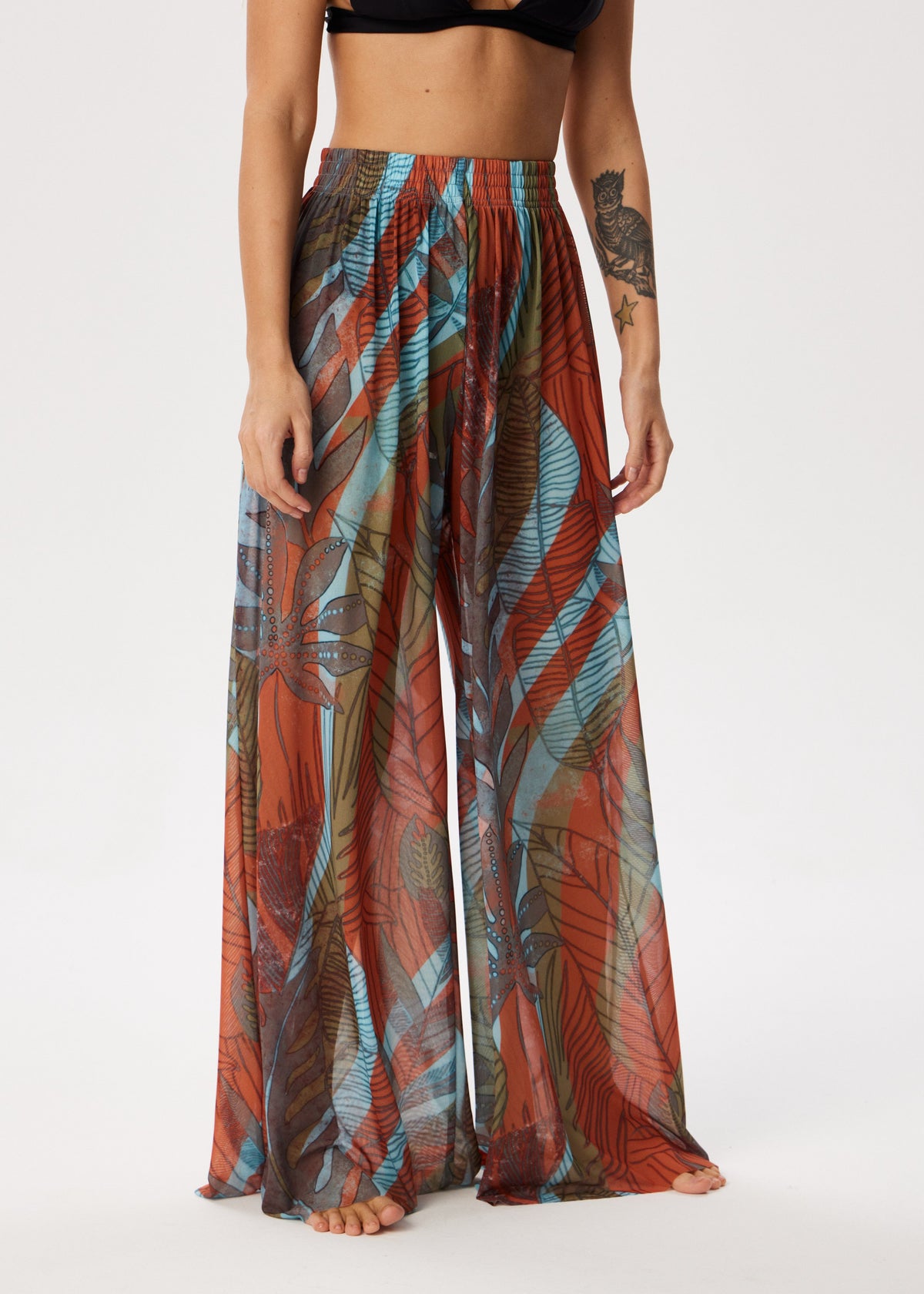 Zebra Tattoo Palazzo Pants – Style, Comfort, and Sun Protection - BRIKOLY