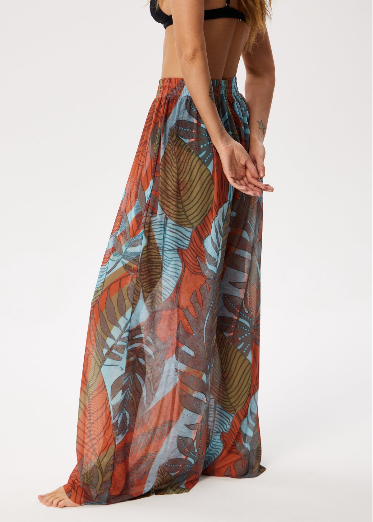 Zebra Tattoo Palazzo Pants – Style, Comfort, and Sun Protection - BRIKOLY