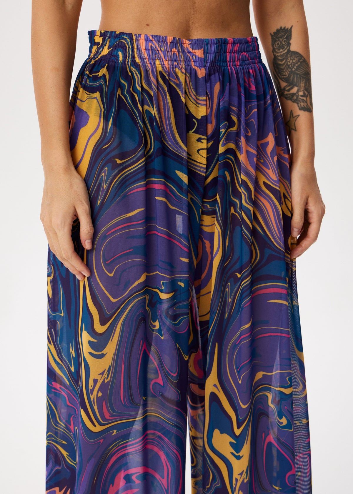 Fusion Violet Palazzo Pants – Style, Comfort, and Sun Protection