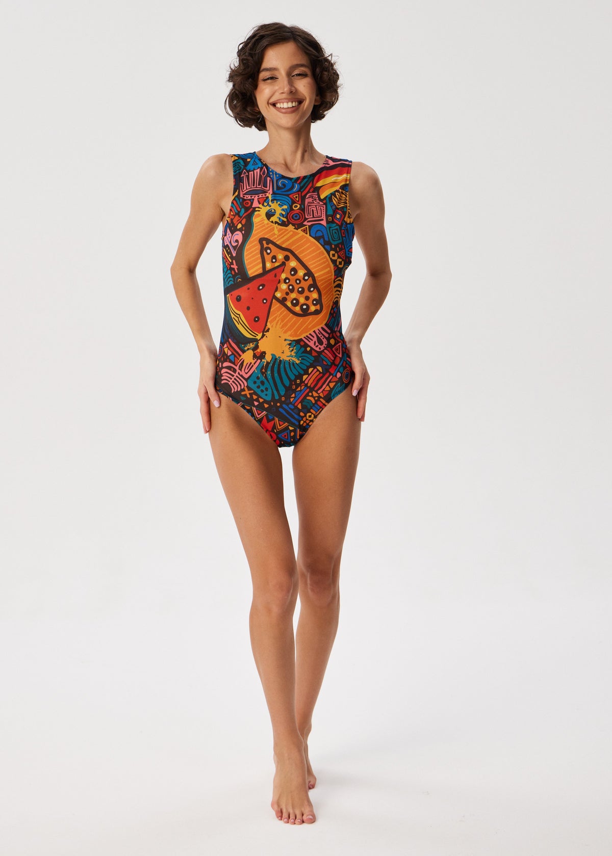 Fruits Smart Swimsuit SPF 50 – Unique One-Piece for Women