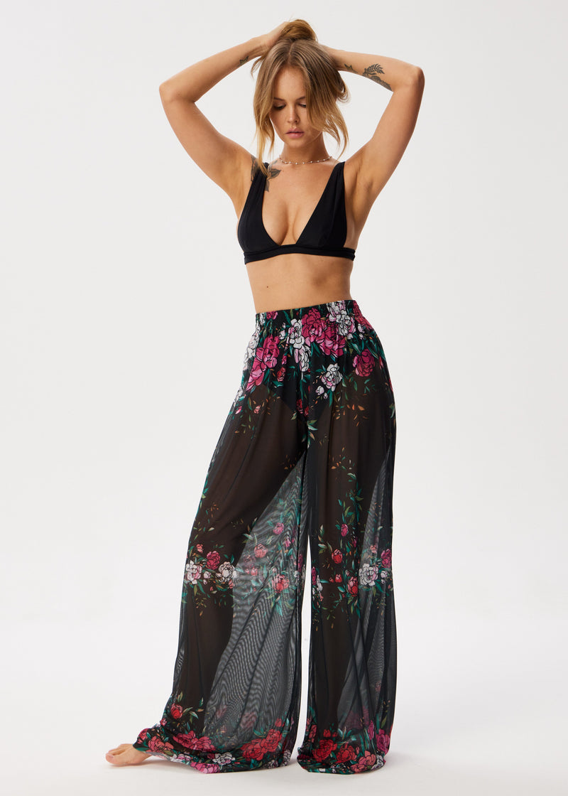 Rose Flowing Palazzo Pants – Style, Comfort, and Sun Protection