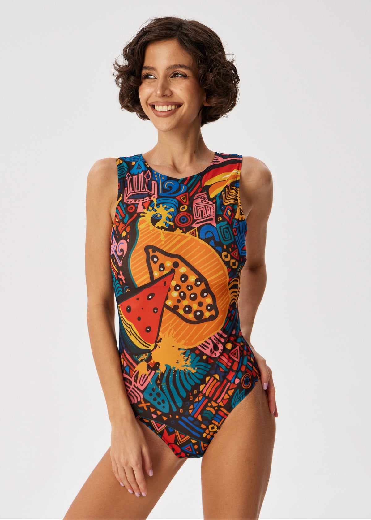 Fruits Smart Swimsuit SPF 50 – Unique One-Piece for Women