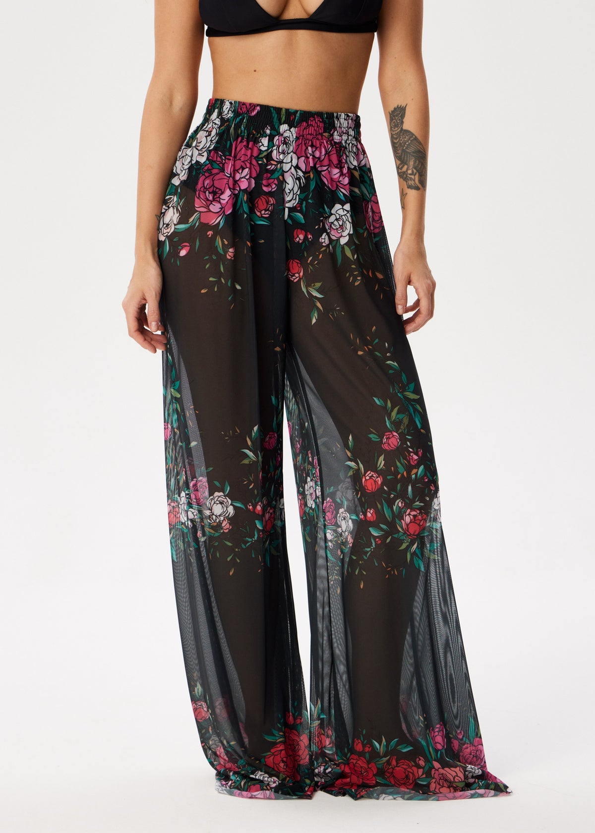 Rose Flowing Palazzo Pants – Style, Comfort, and Sun Protection