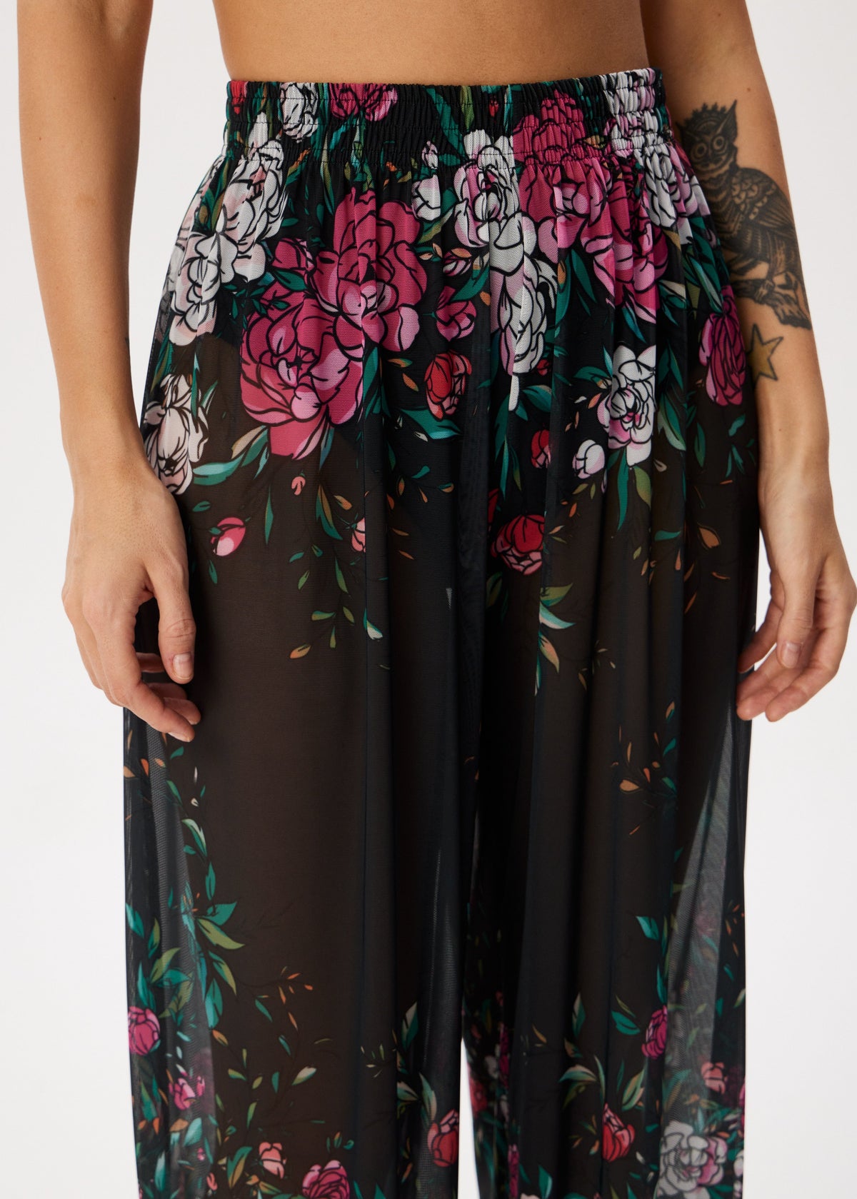 Rose Flowing Palazzo Pants – Style, Comfort, and Sun Protection