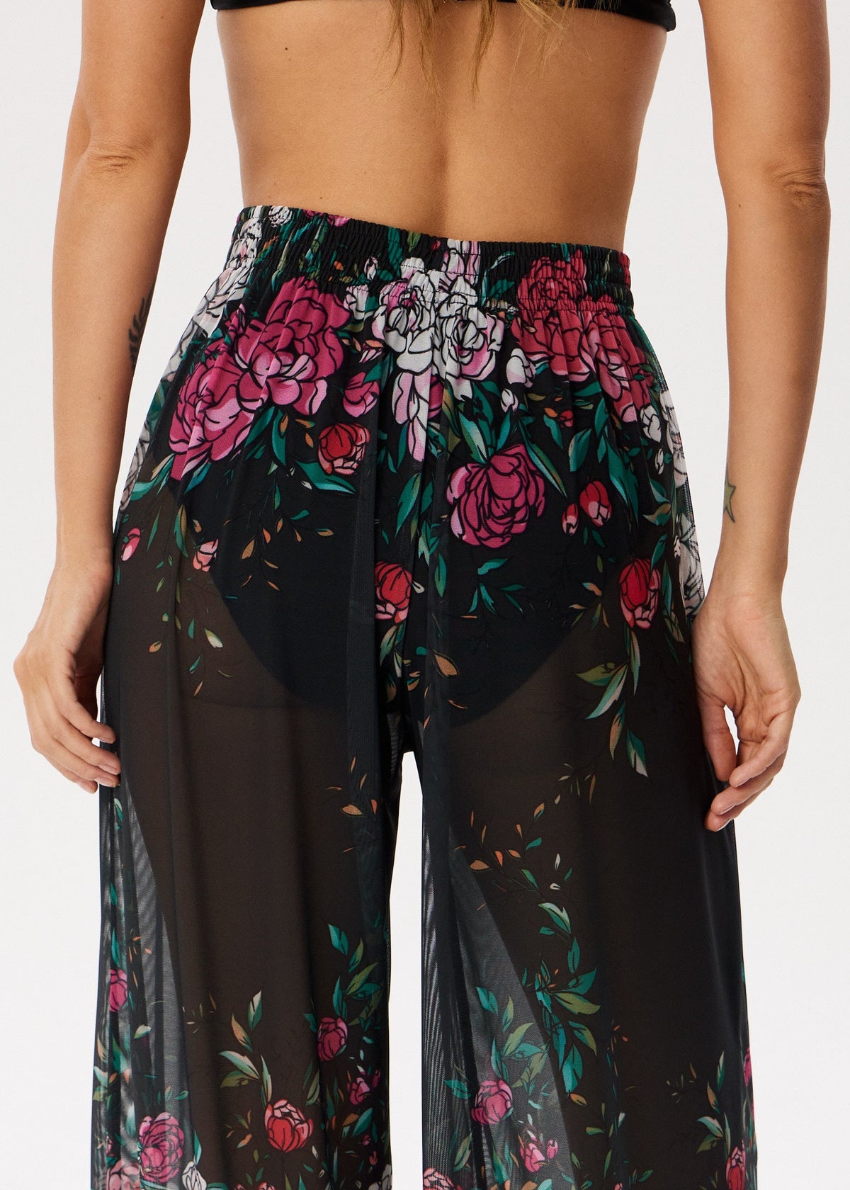 Rose Flowing Palazzo Pants – Style, Comfort, and Sun Protection
