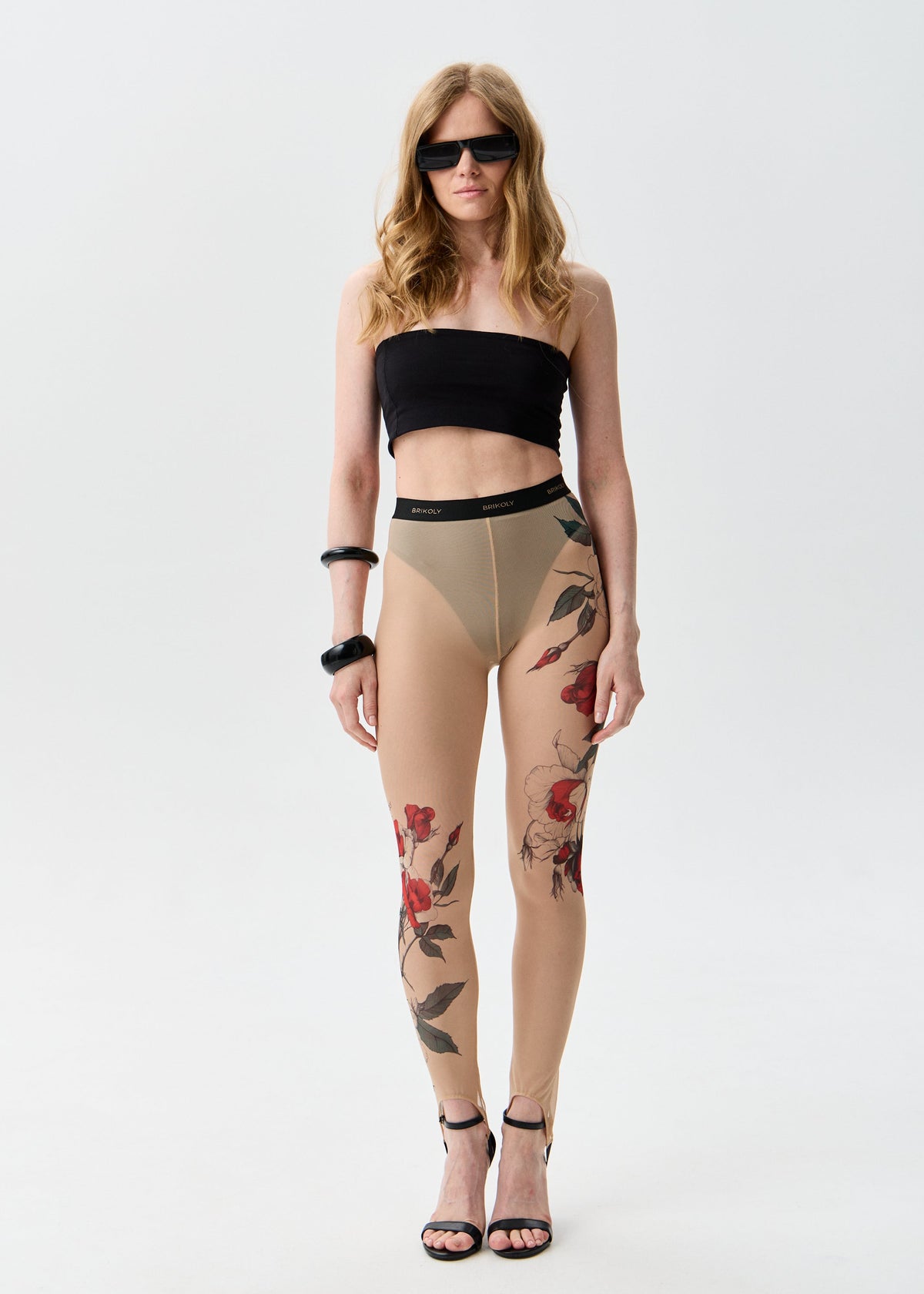 Tattoo Rose Sheer Mesh Tattoo Effect Leggings for Women – Bold & Stylish (на проверку) - BRIKOLY